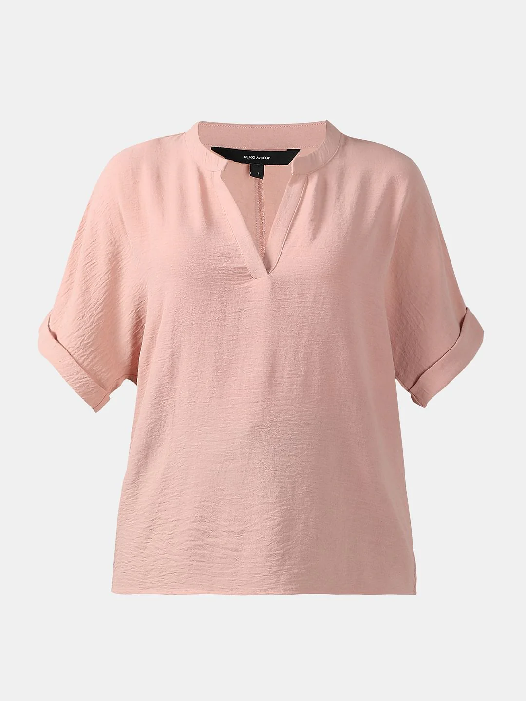 Light Pink V Neck Top - Image 7