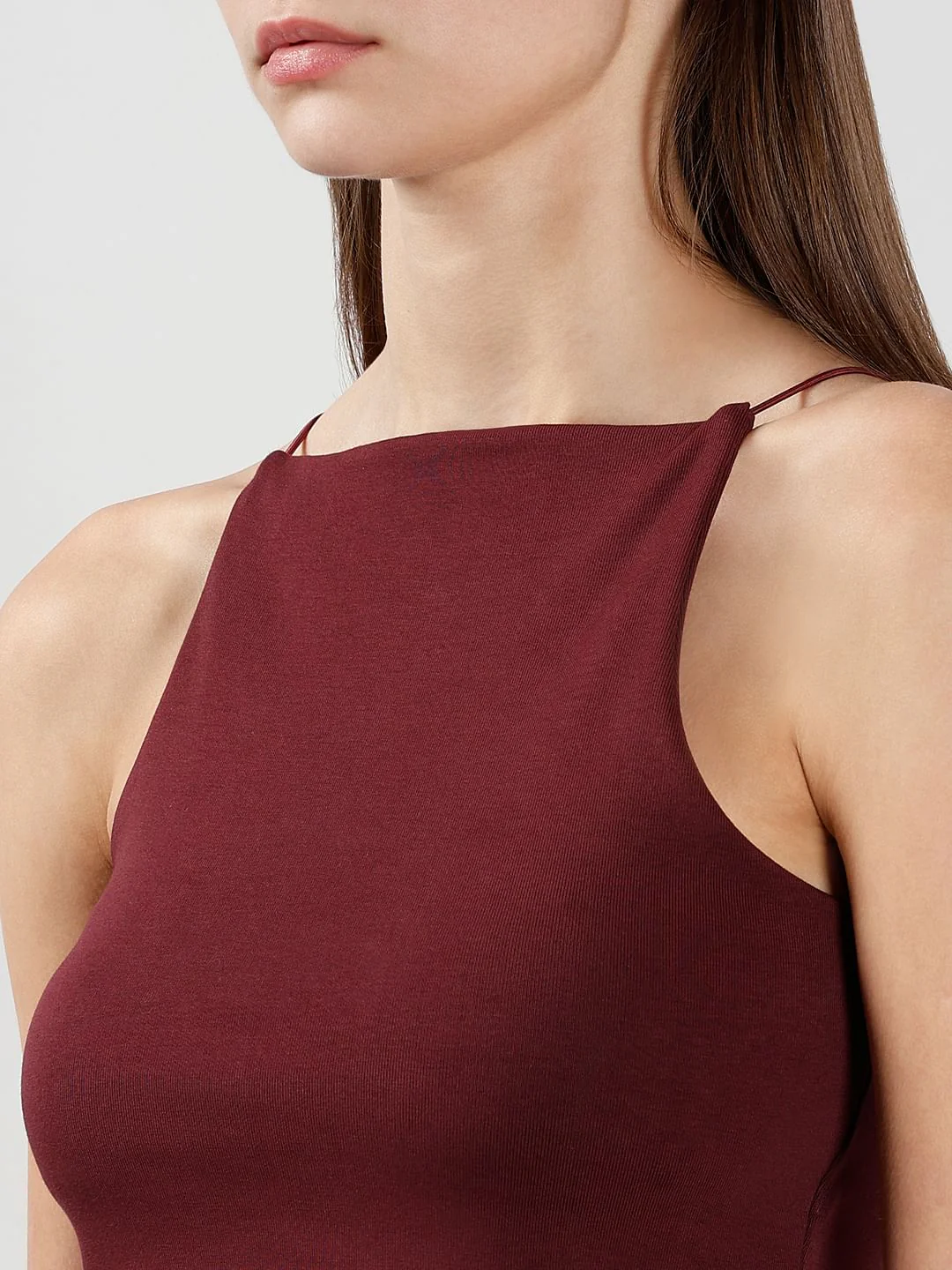 Maroon Fitted Top - Image 8