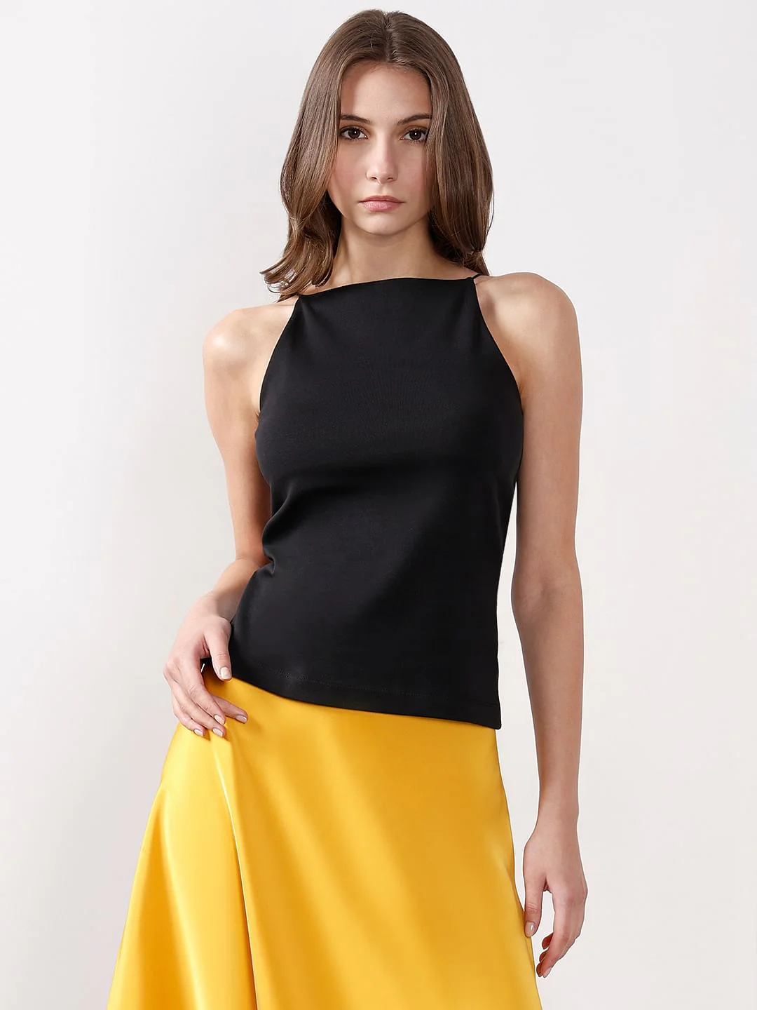 Black Fitted Top - Image 2