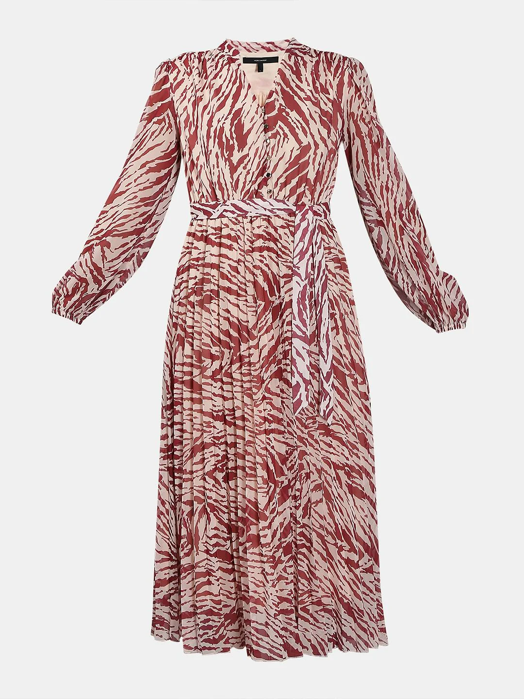 White Animal Print Midi Dress - Image 7