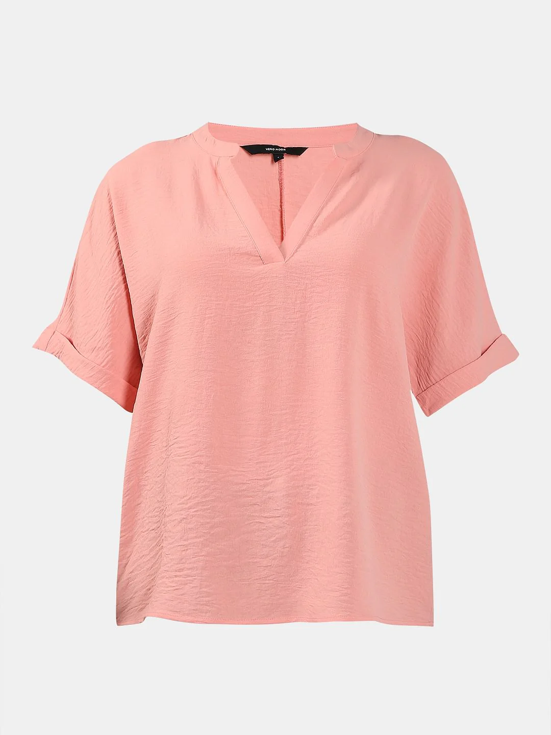 Light Pink V Neck Top - Image 7