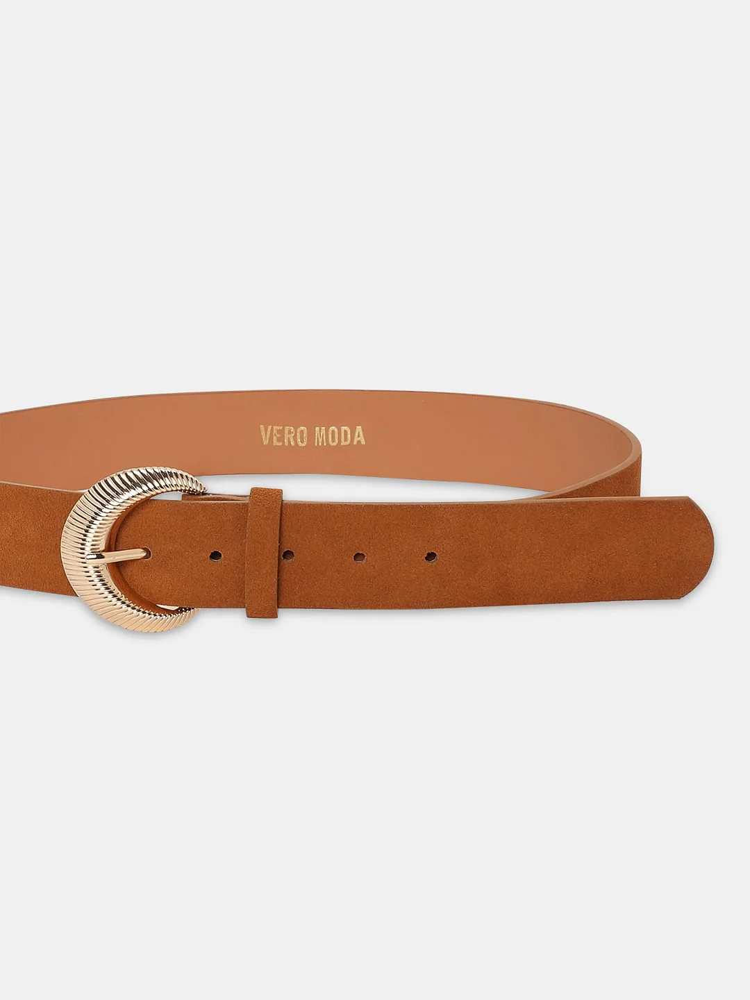 Brown Suede Jeans Belt - Image 4