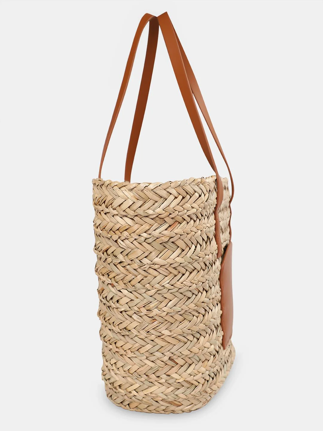 Beige Jute Tote Bag - Image 3