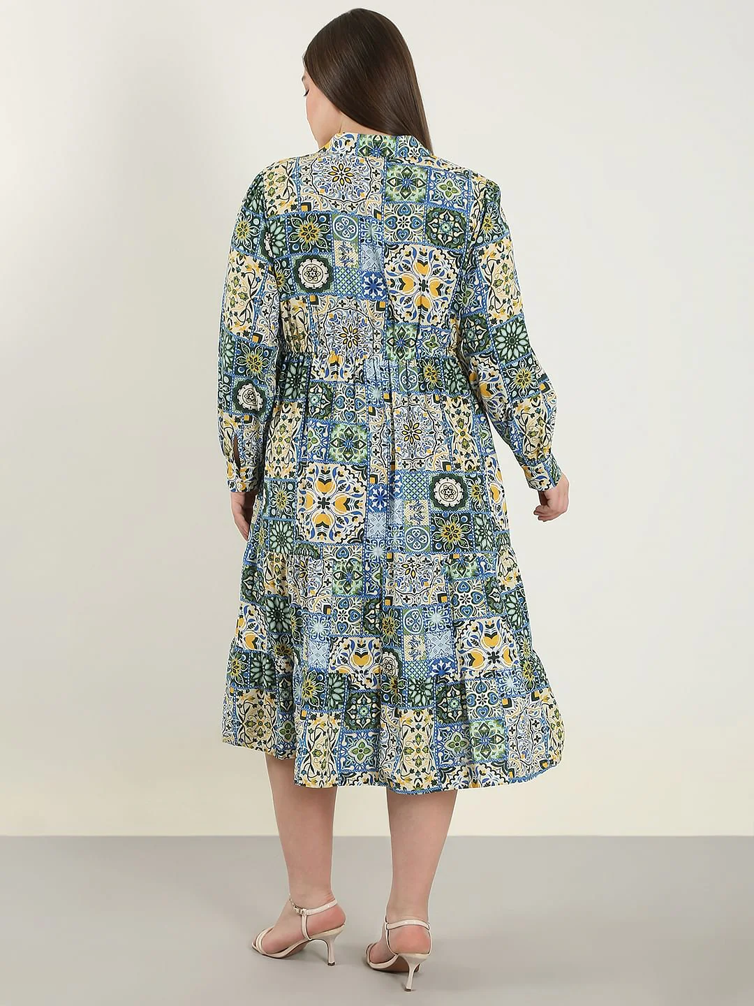 Curve Multi-Colour Printed Shirt Dress - Image 4