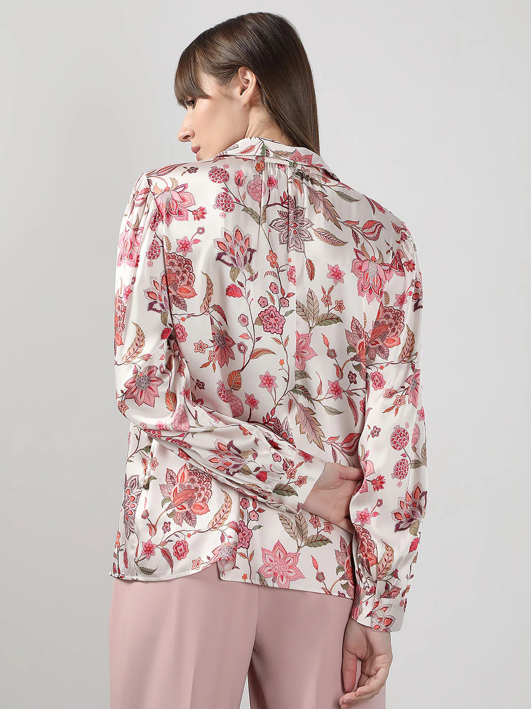 White Floral Shirt - Image 4