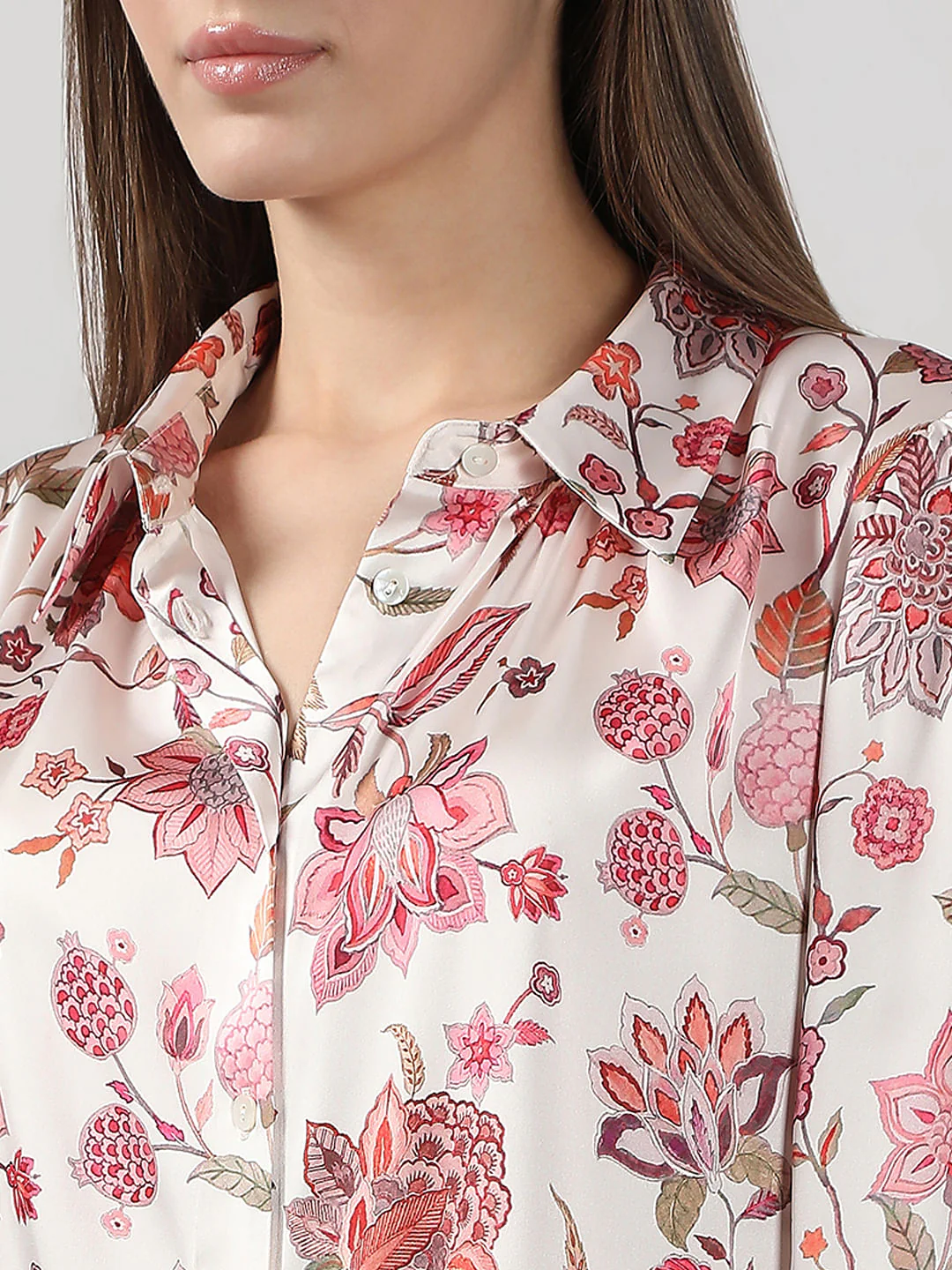 White Floral Shirt - Image 8