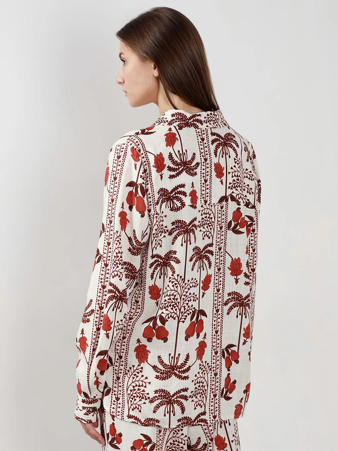 Vero Moda Ecru Printed Shirt - Image 3