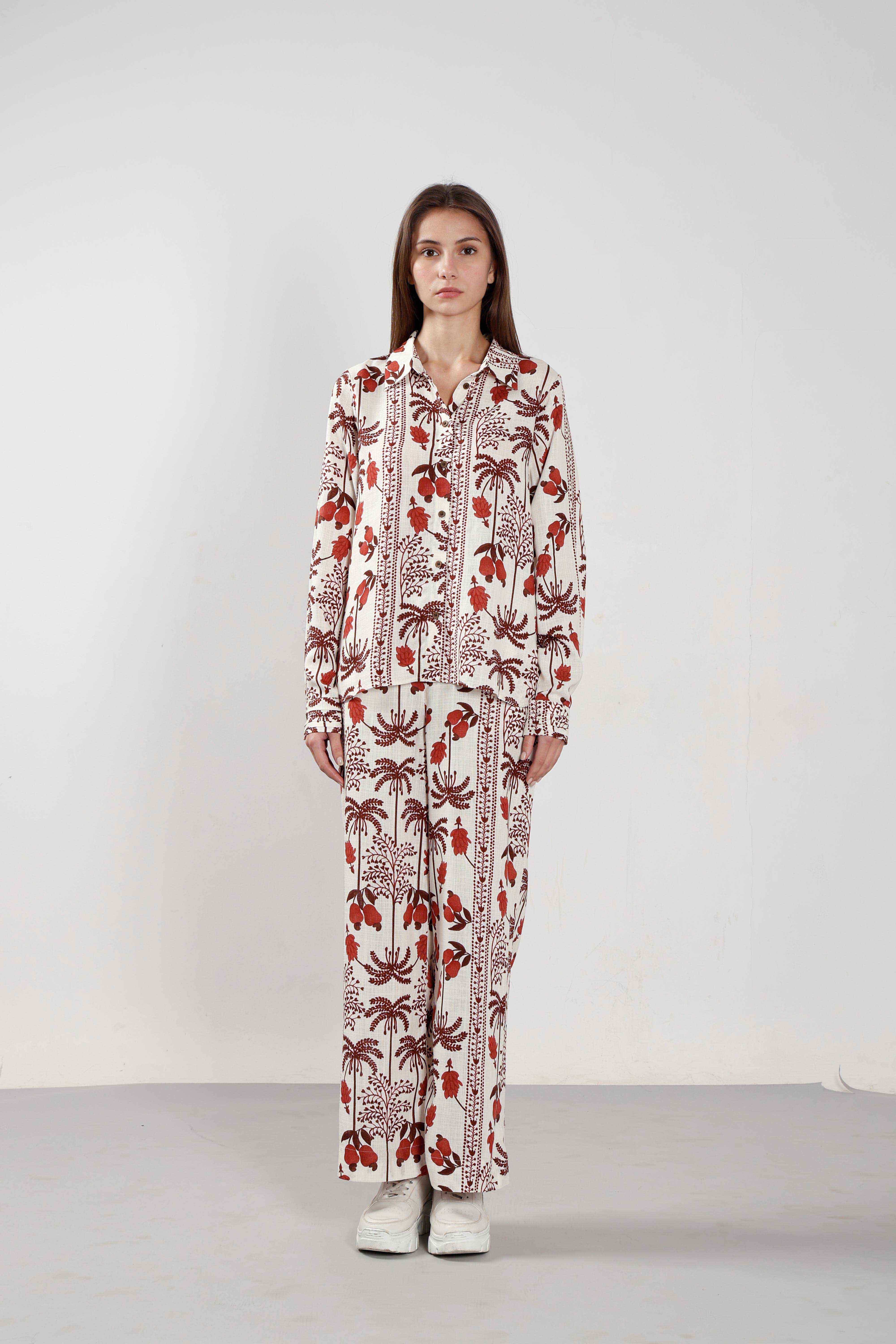 Vero Moda Ecru Printed Shirt - Image 9