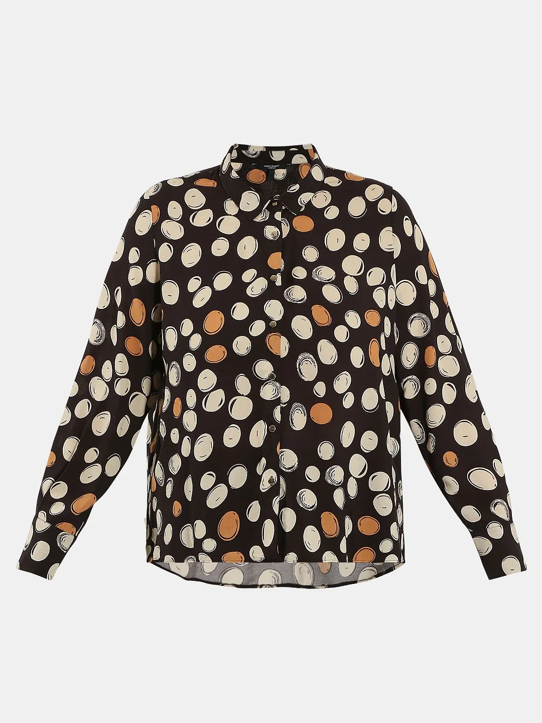 Curve Black Printed Shirt - Image 7