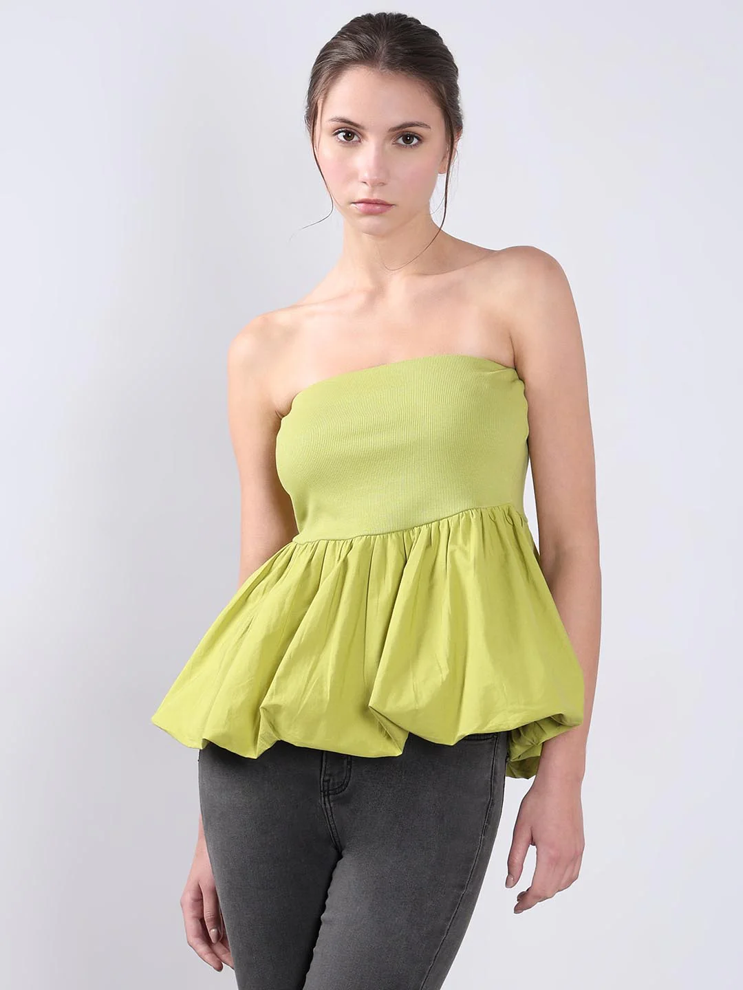 Vero Moda Green off-Shoulder Top - Image 2