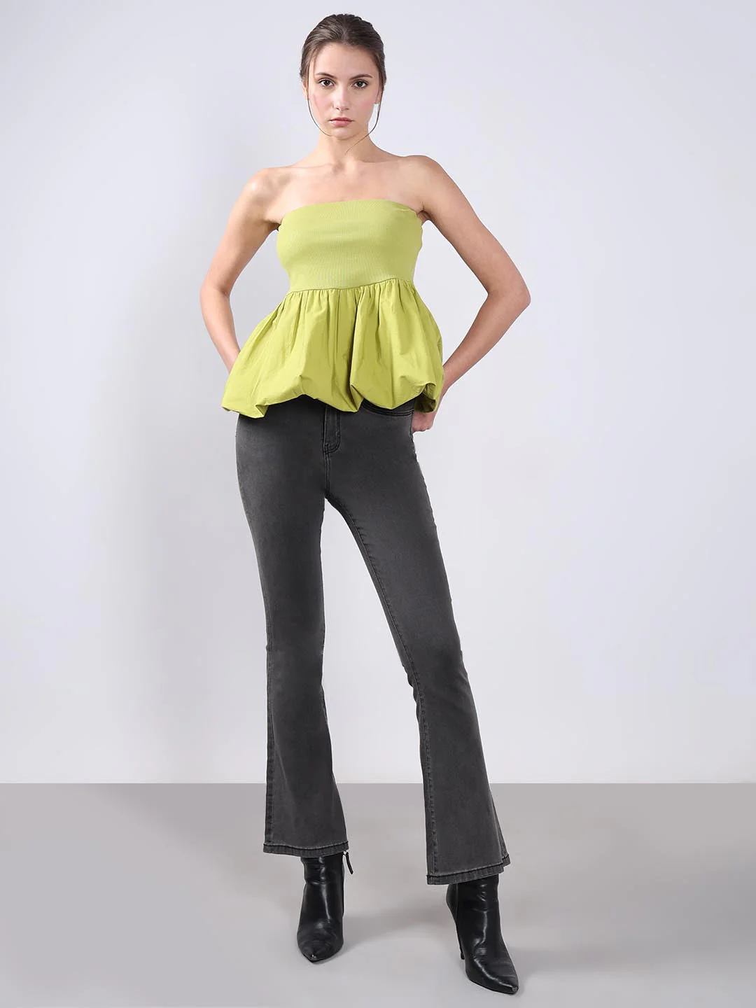 Vero Moda Green off-Shoulder Top - Image 5
