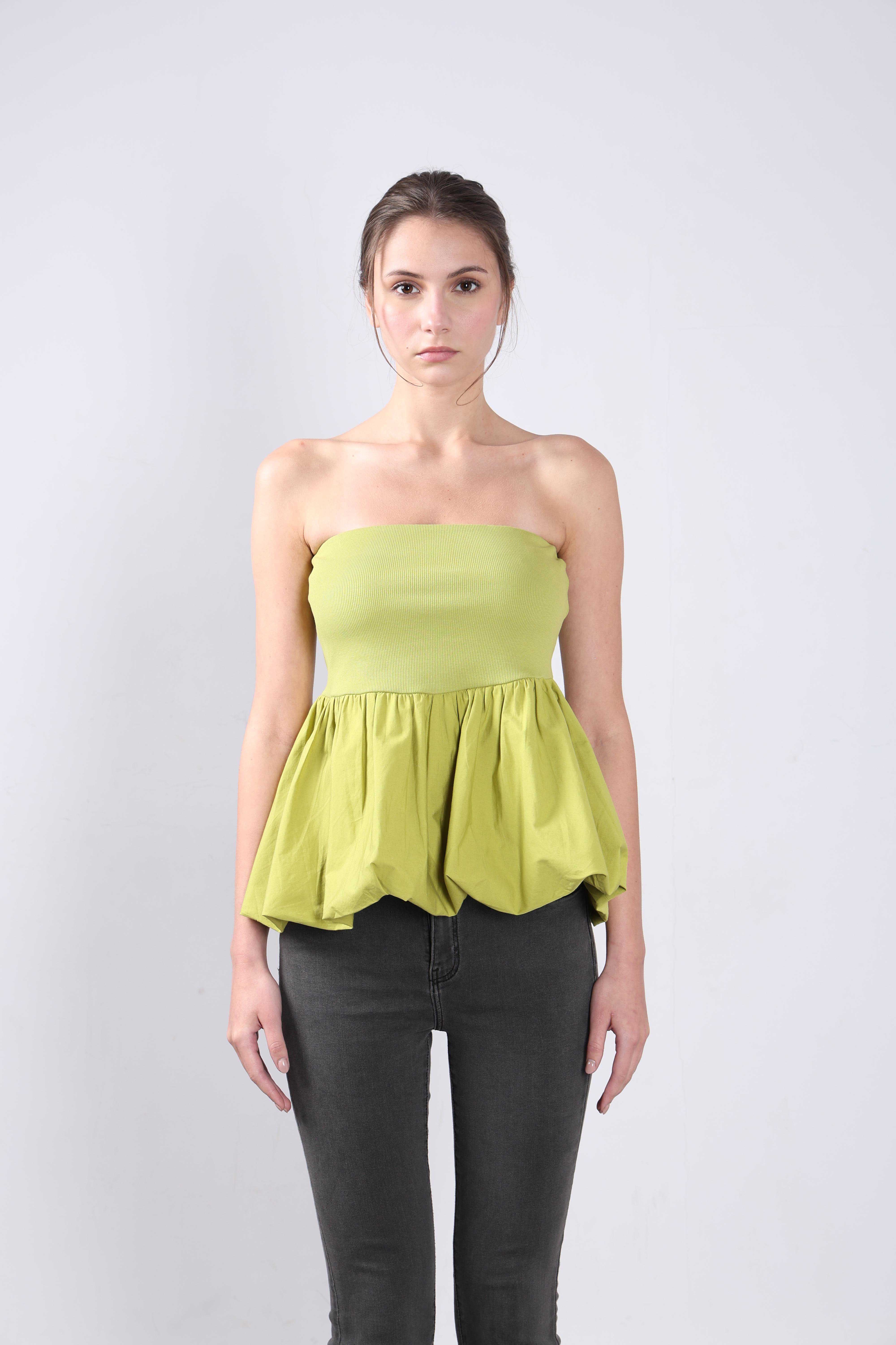 Vero Moda Green off-Shoulder Top - Image 9