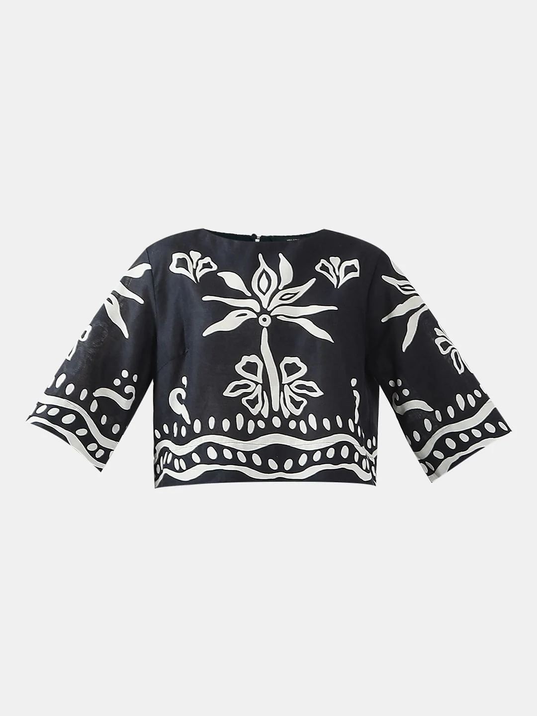 Black & White Printed Co-Ord Set Top - Image 7