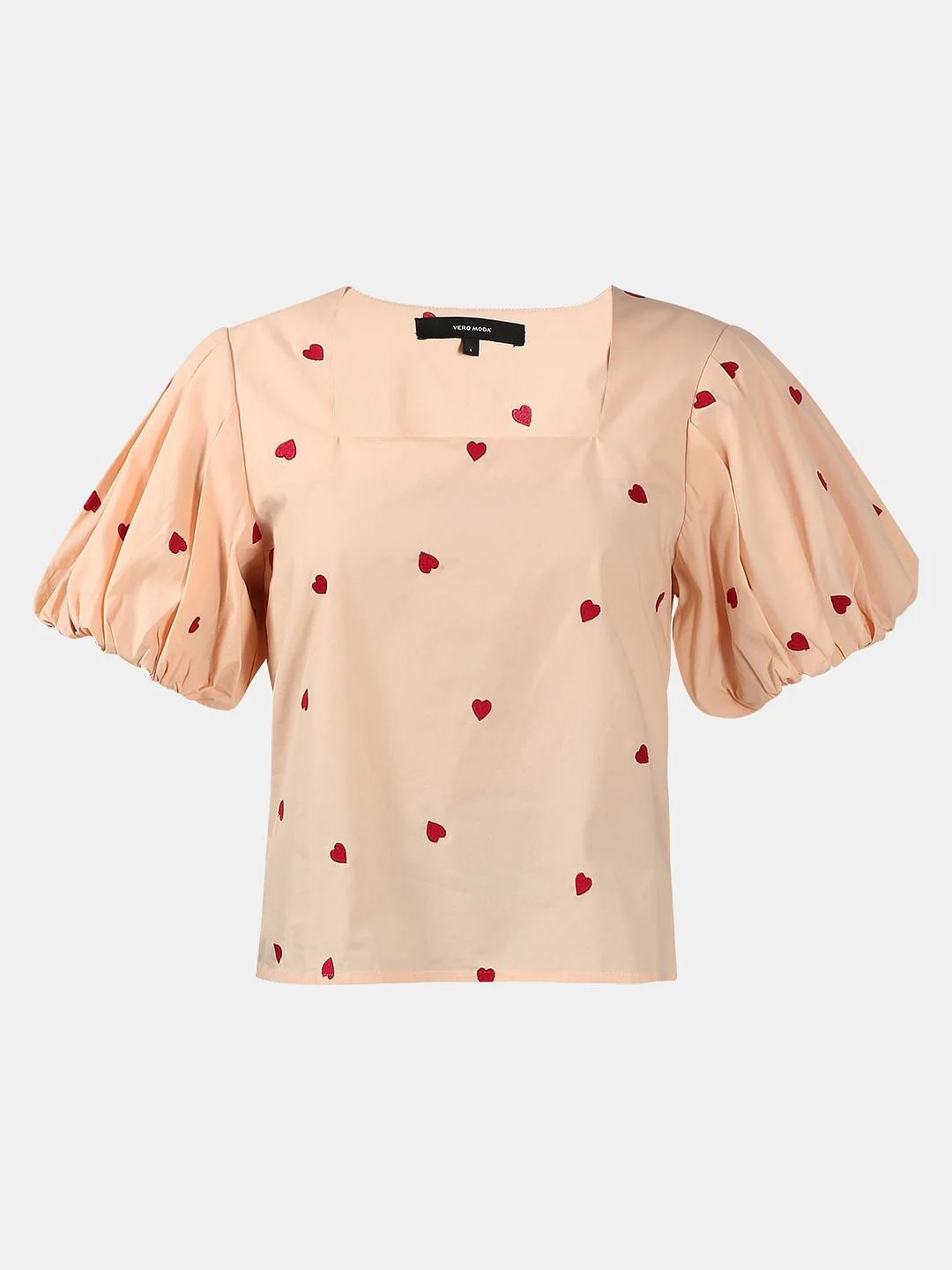 Beige Embroidered Heart Top - Image 7
