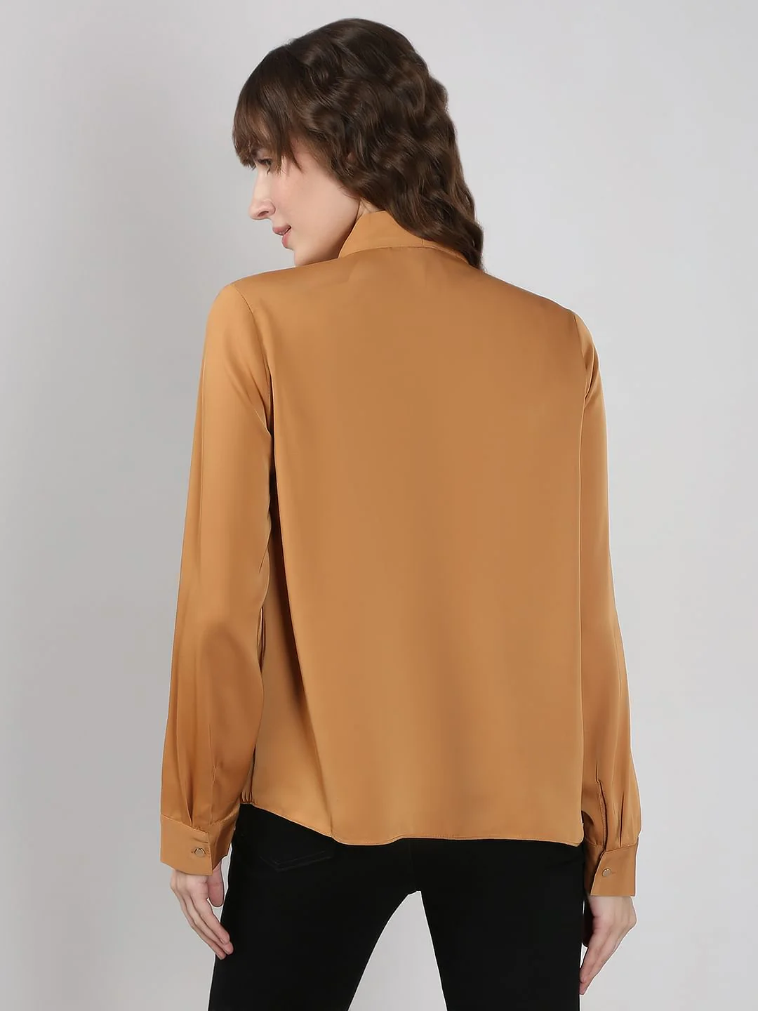 Brown Tie-Up Top - Image 4