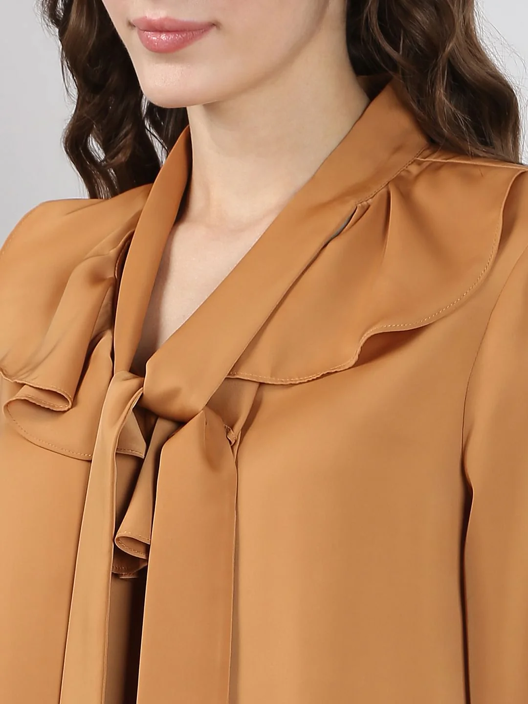 Brown Tie-Up Top - Image 8