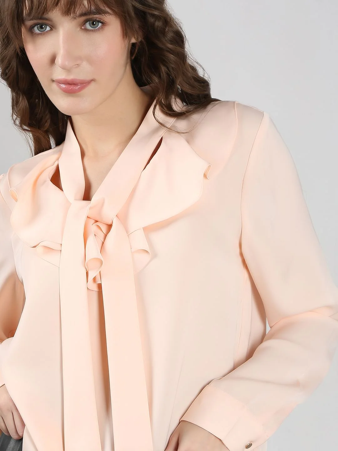 Peach Pink Tie-Up Top - Image 6