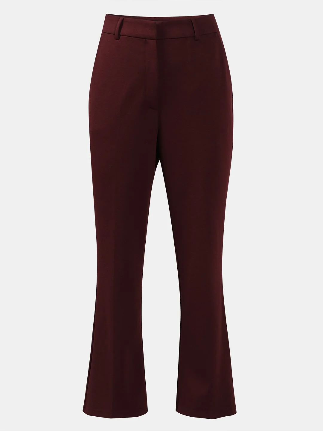 Burgundy Bootcut Pants - Image 7