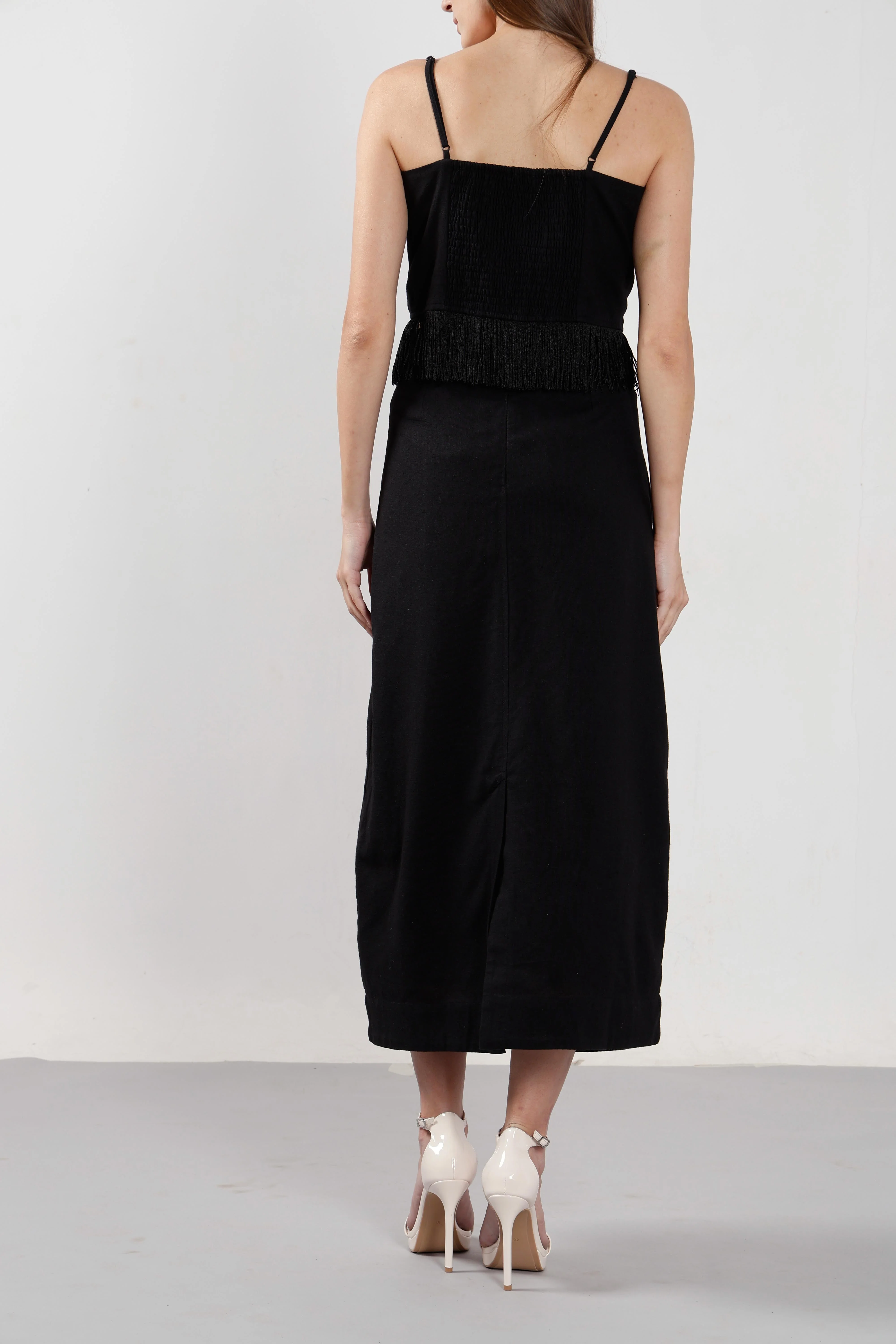 Vero Moda Black Embroidered Co-Ord Set Skirt - Image 10