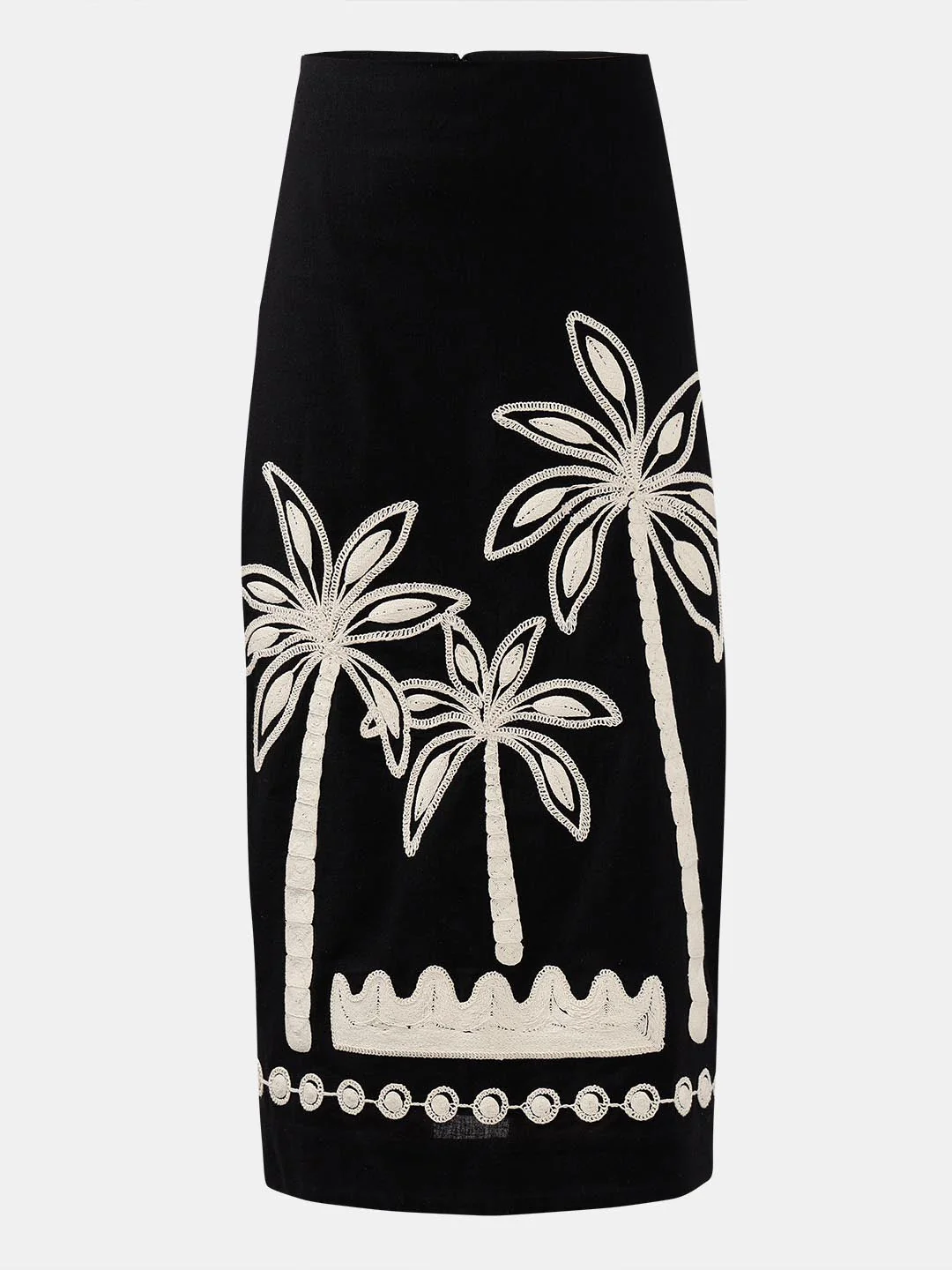 Vero Moda Black Embroidered Co-Ord Set Skirt - Image 7
