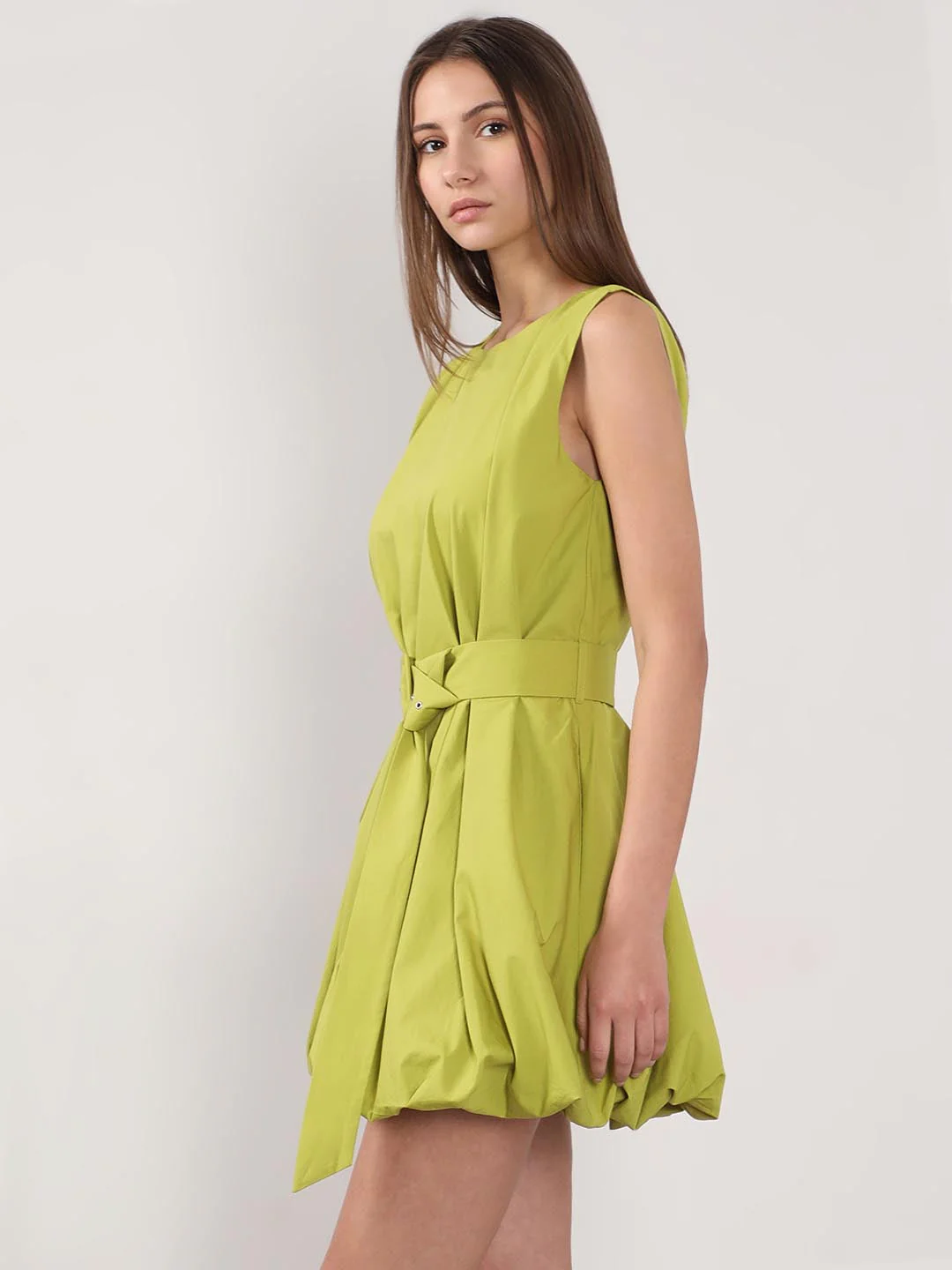 Vero Moda Green Bubble Hem Dress - Image 4