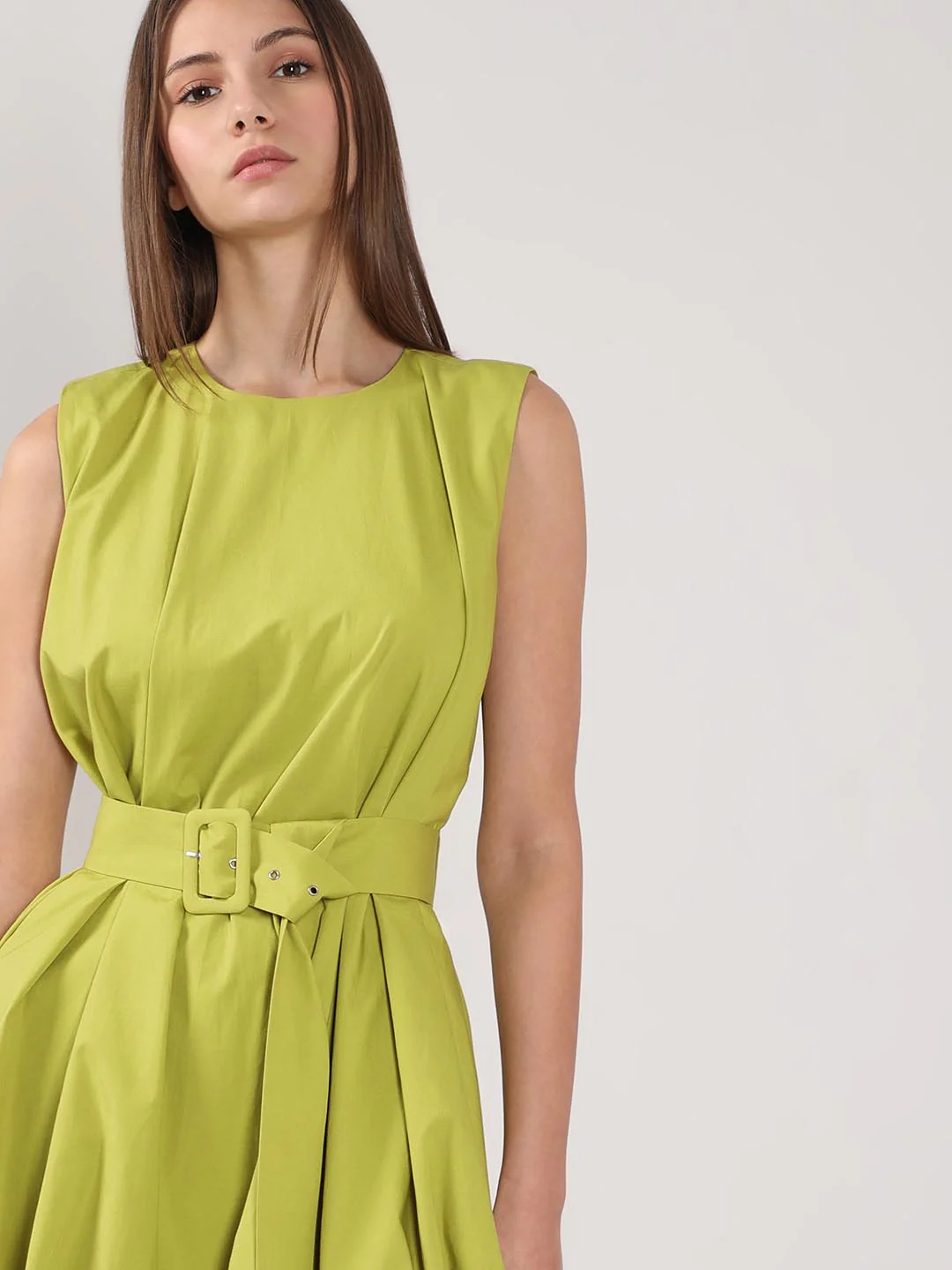 Vero Moda Green Bubble Hem Dress - Image 6
