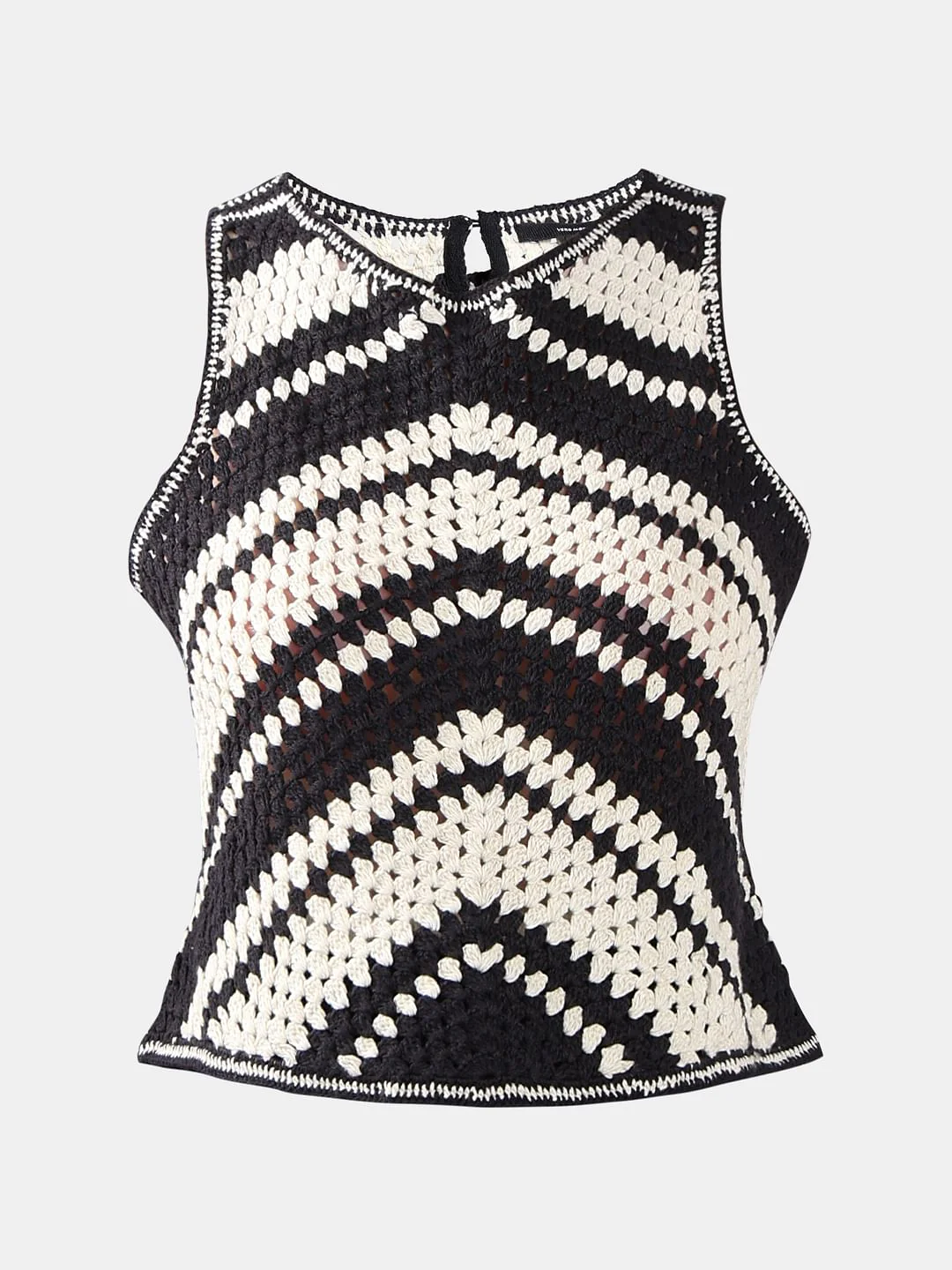Black & White Sleeveless Co-Ord Set Top - Image 7