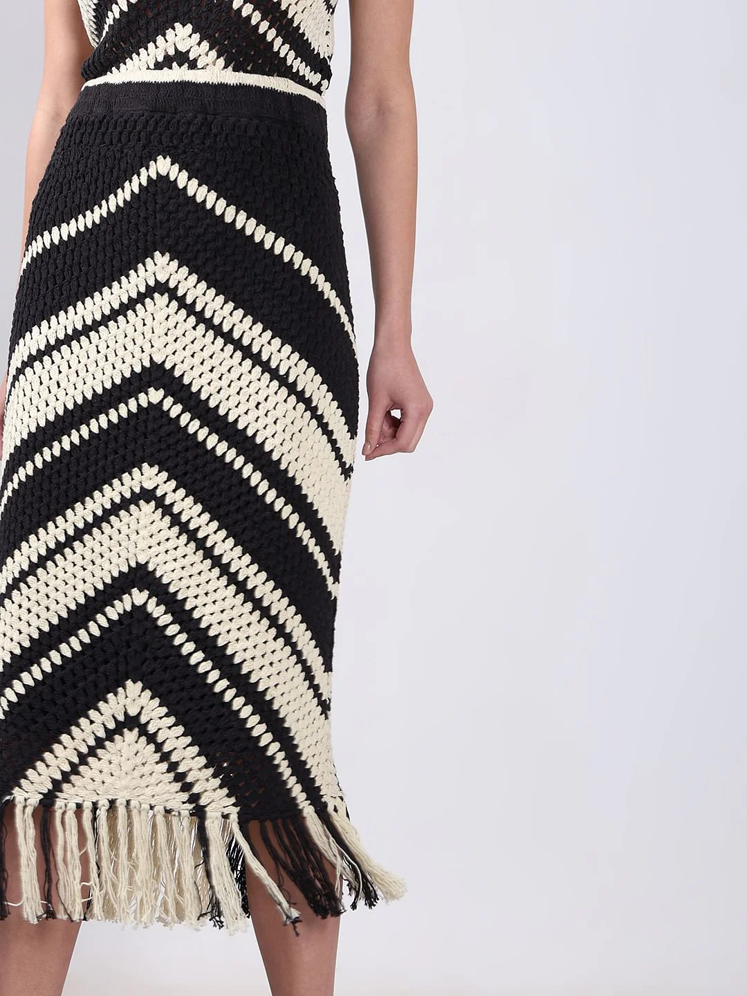 Black & White Co-Ord Set Skirt - Image 6