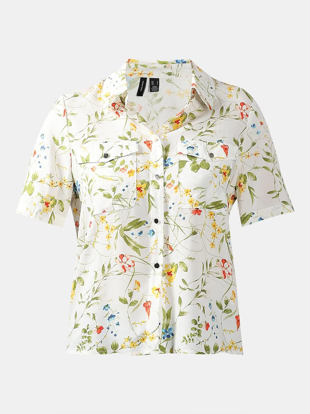 White Printed Shirt - Image 7