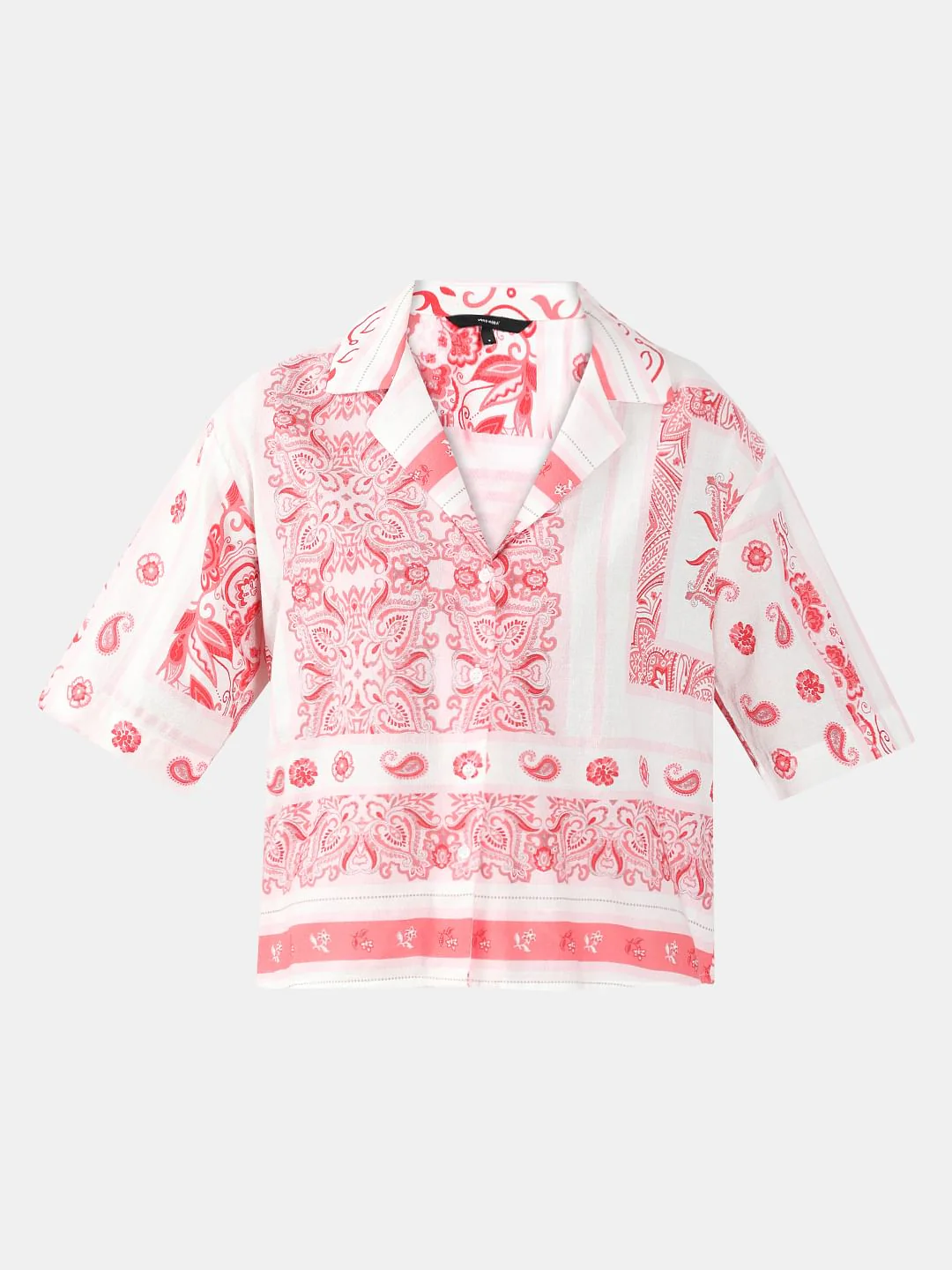 Pink Printed Co-Ord Set Shirt - Image 7