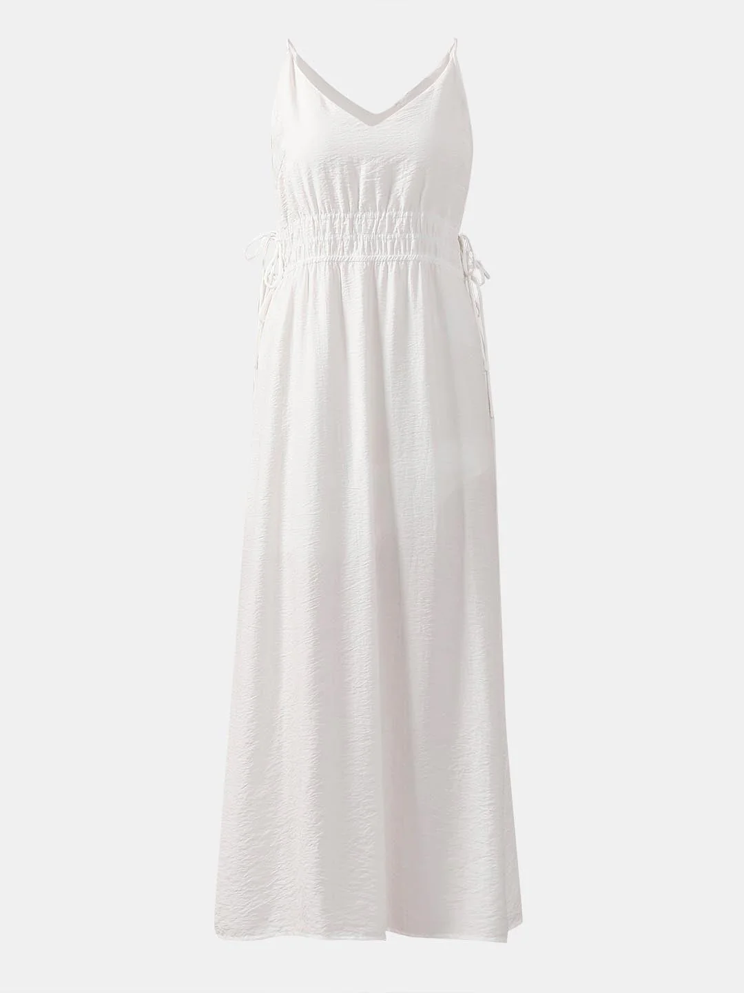 Vero Moda White V Neck Strappy Dress - Image 7