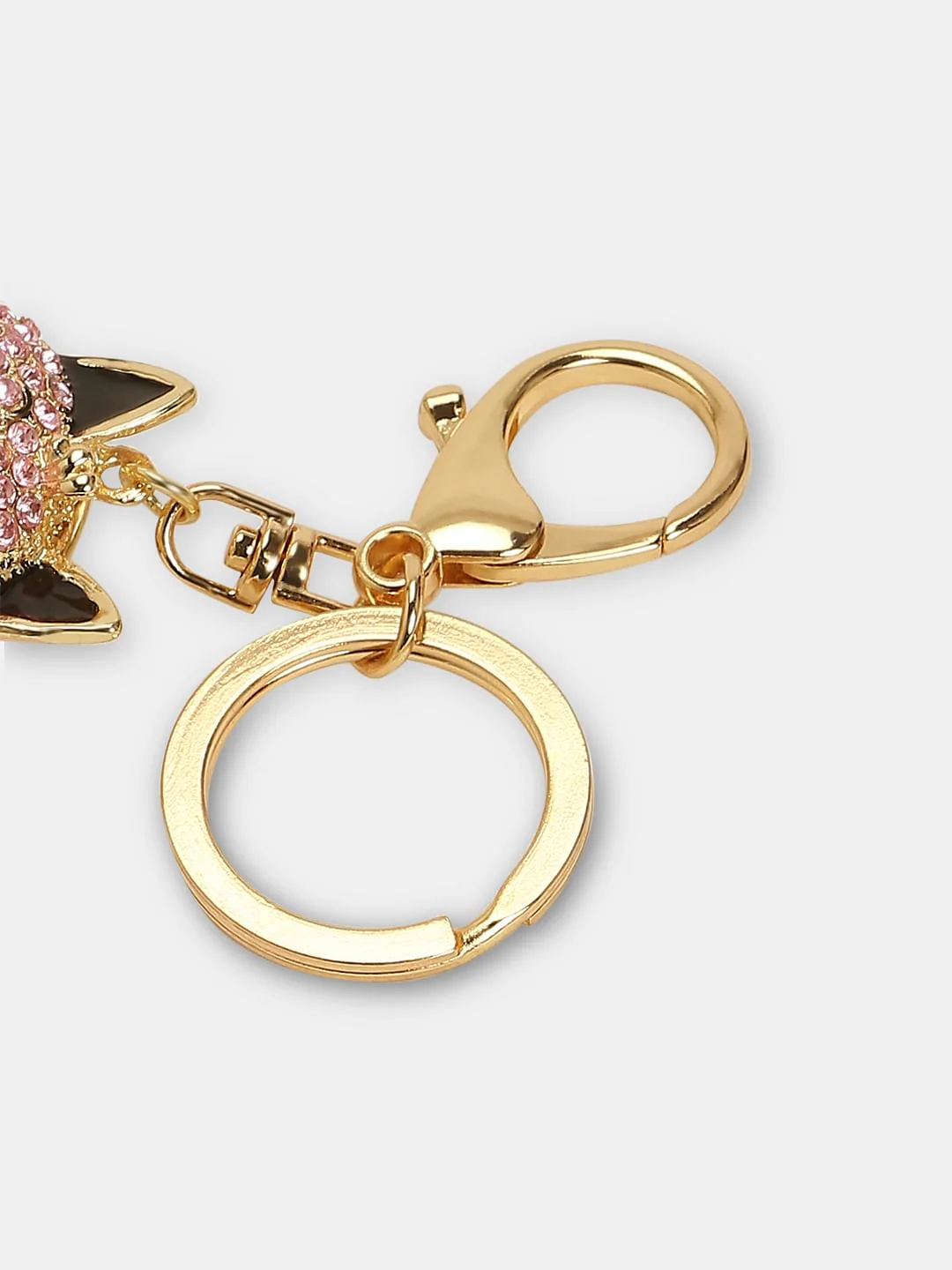 Golden Cat Motif Keychain - Image 3