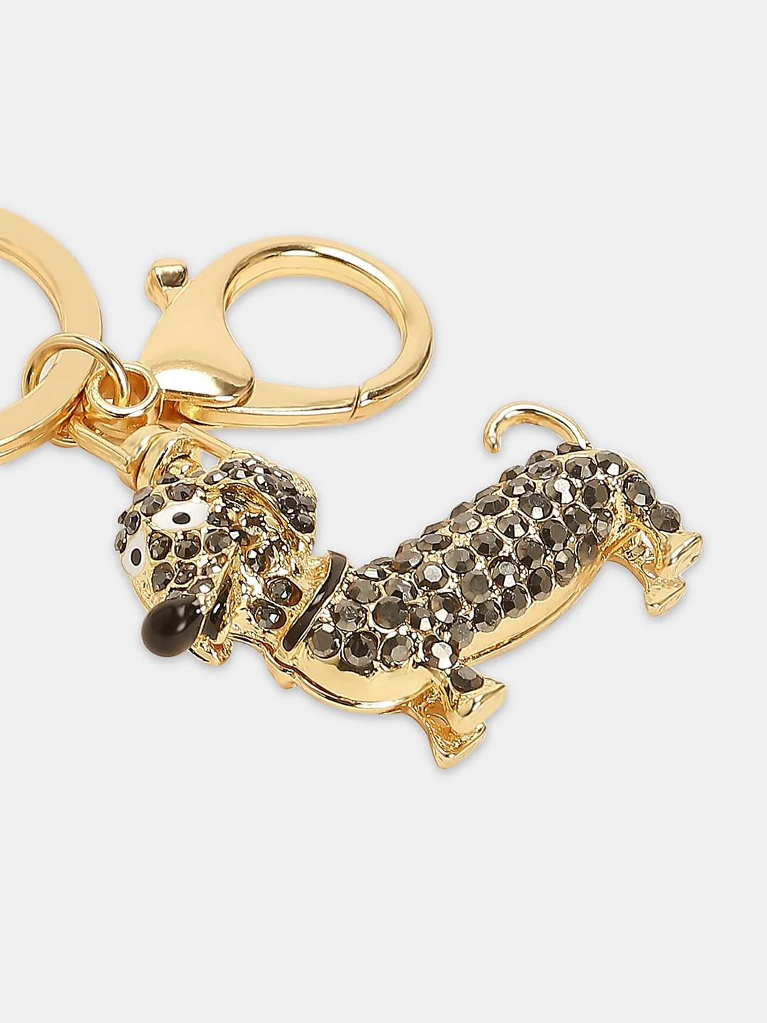 Golden Dog Motif Keychain - Image 2