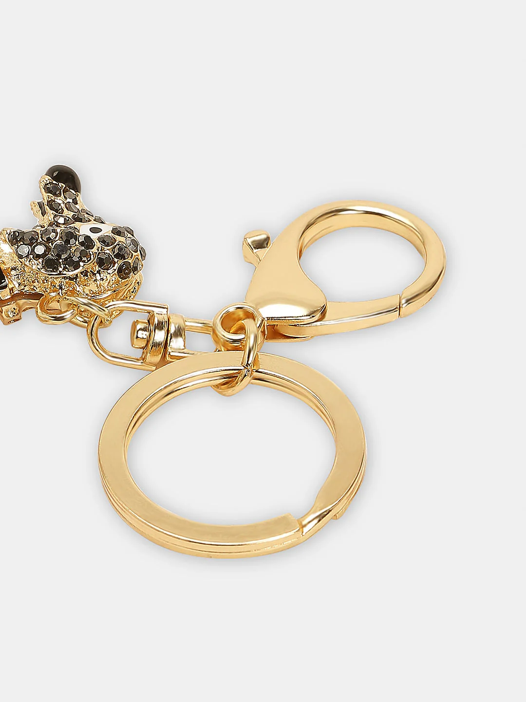 Golden Dog Motif Keychain - Image 3