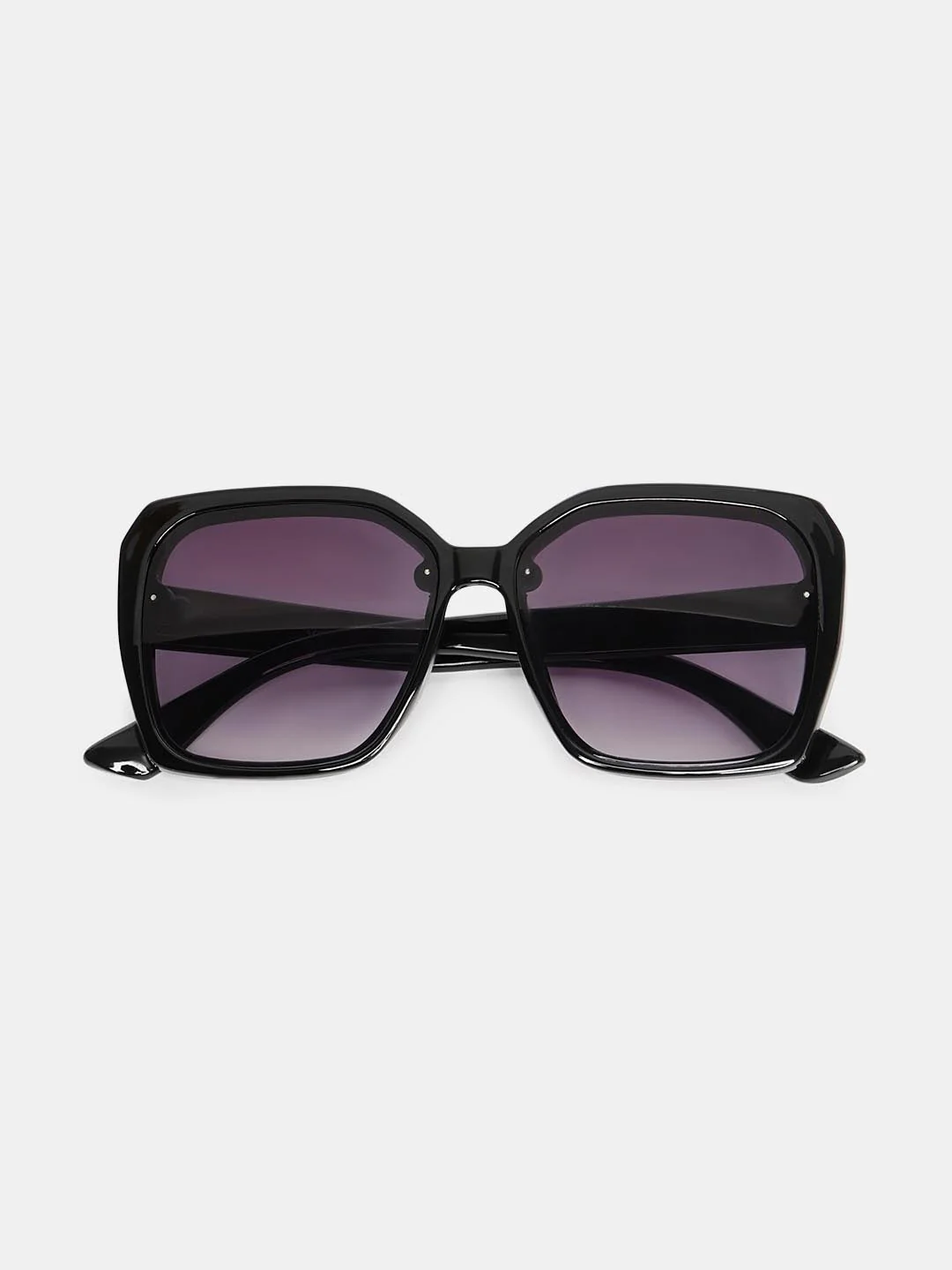 Vero Moda Purple Hexagonal Sunglasses - Image 2