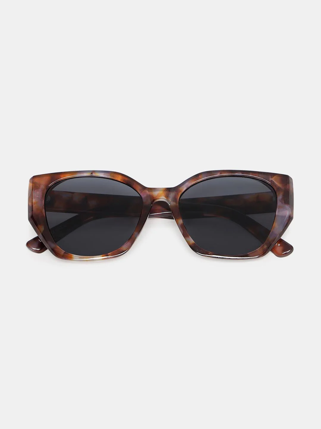 Vero Moda Brown Rectangular Cat Eye Sunglasses - Image 2