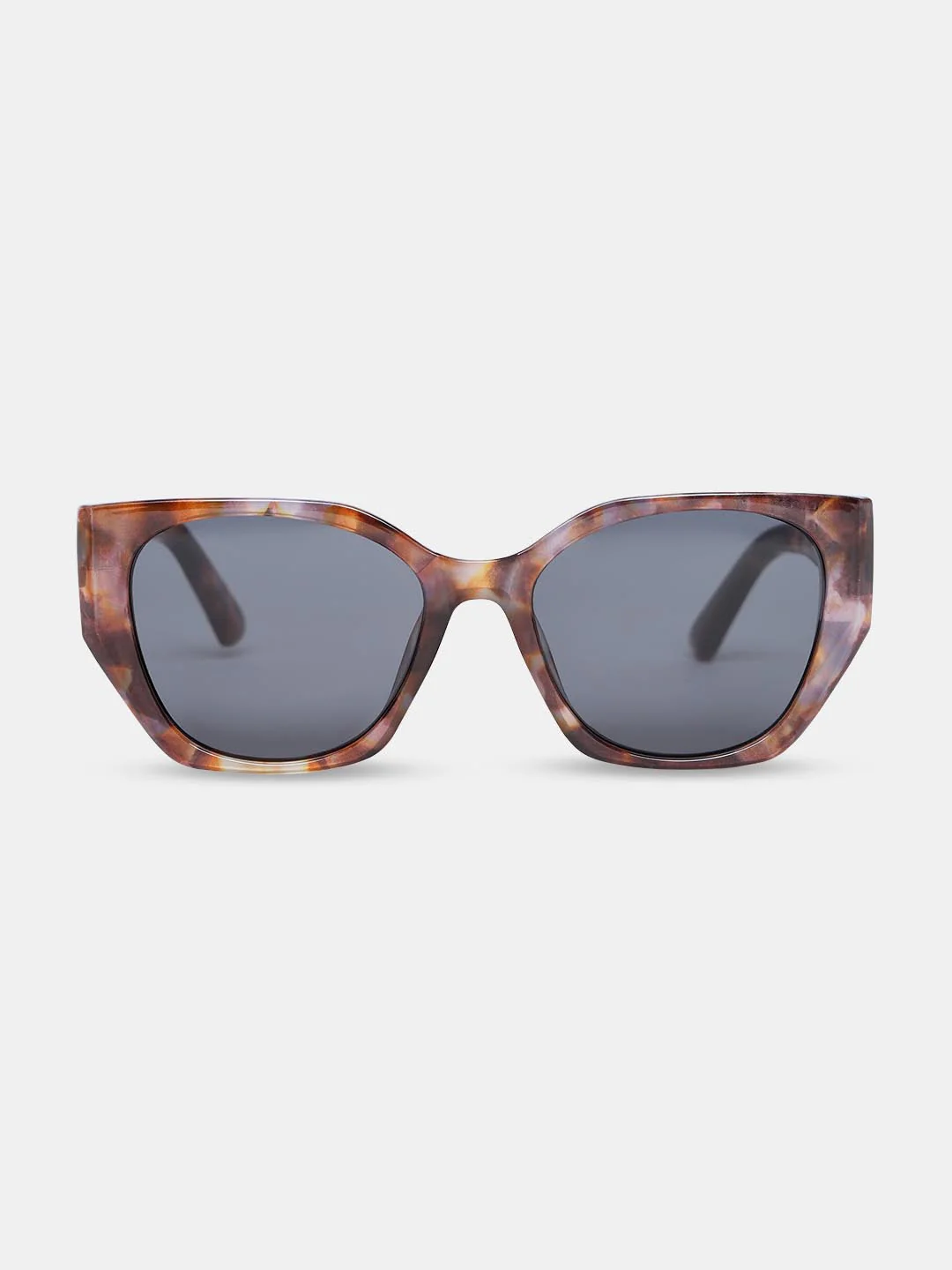 Vero Moda Brown Rectangular Cat Eye Sunglasses - Image 4