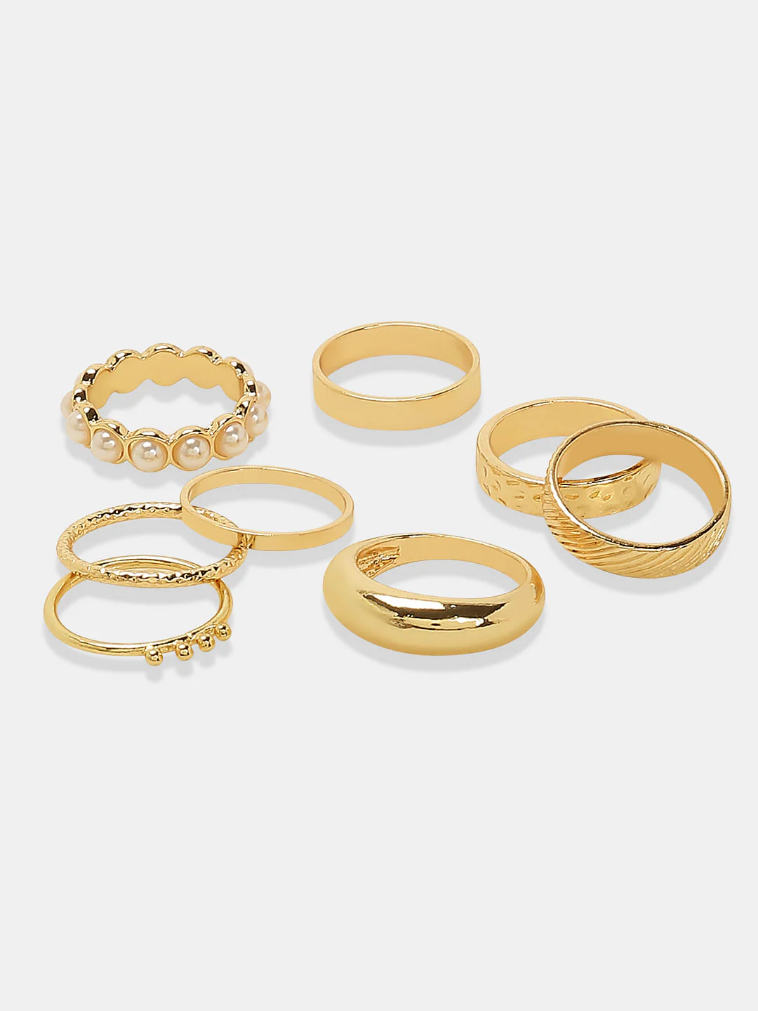 Pack Of 8 Golden Rings - Image 3