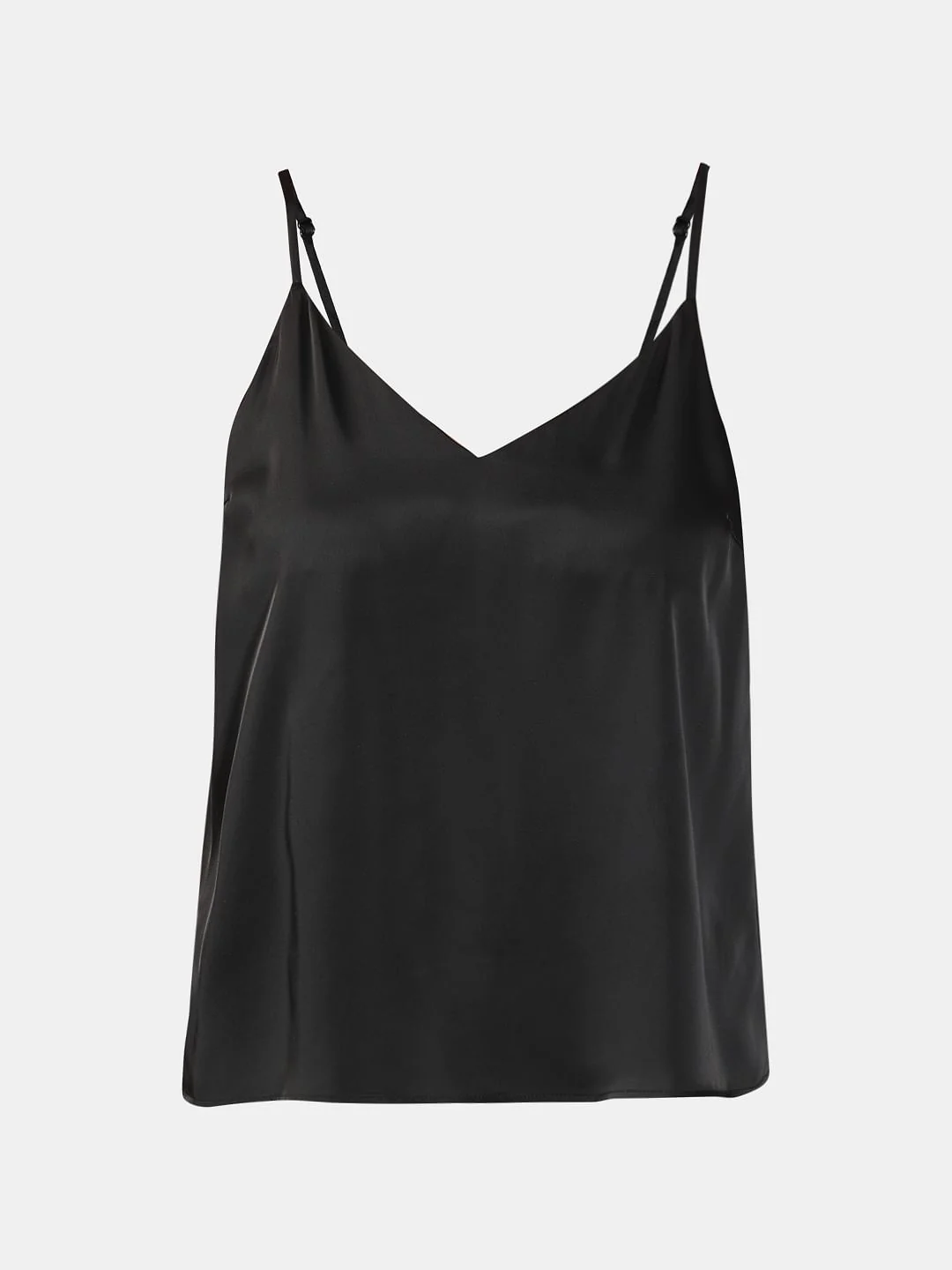Black V Neck Slip Top - Image 7