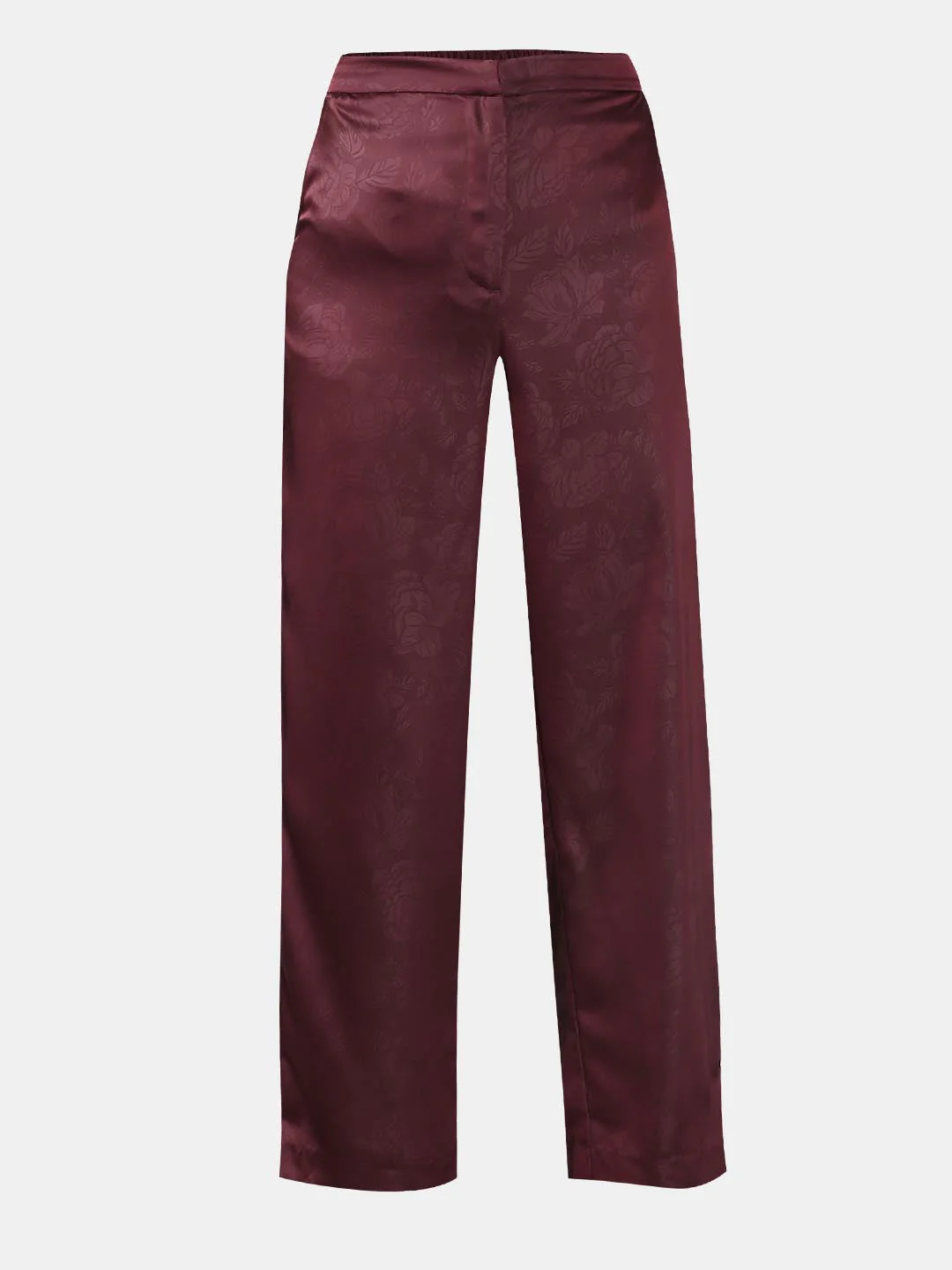 Vero Moda Maroon High Rise Flared Pants - Image 7