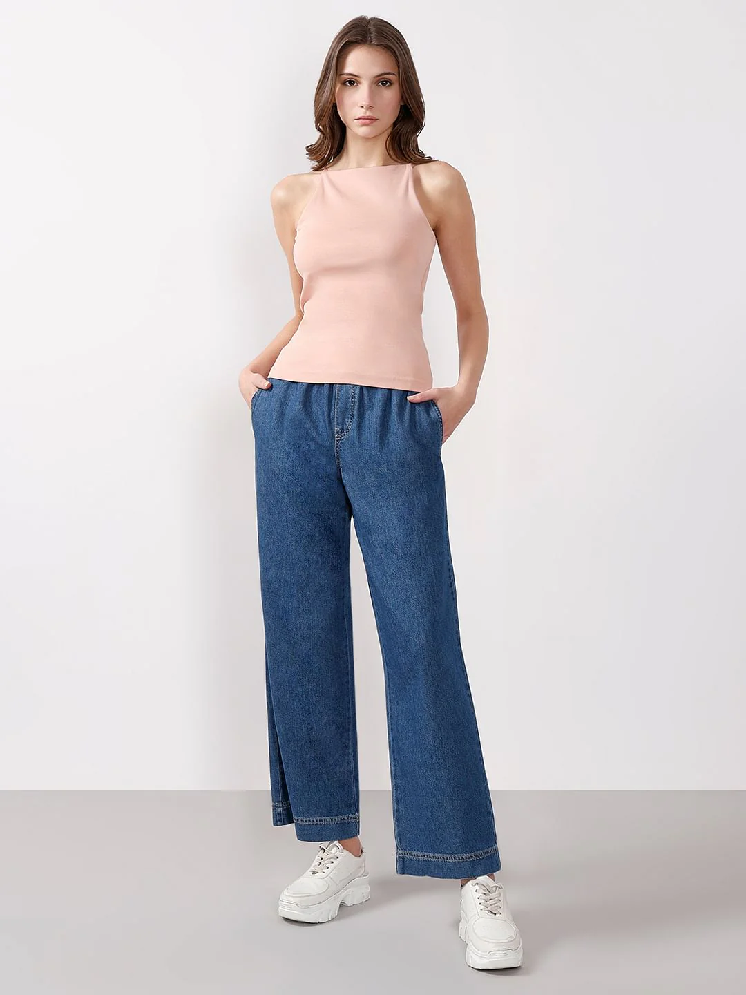 Pink Incut Fitted Top - Image 5