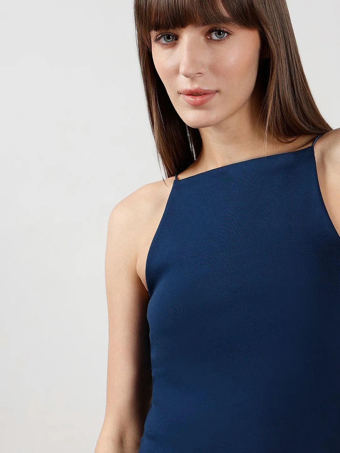 Blue Incut Fitted Top - Image 6