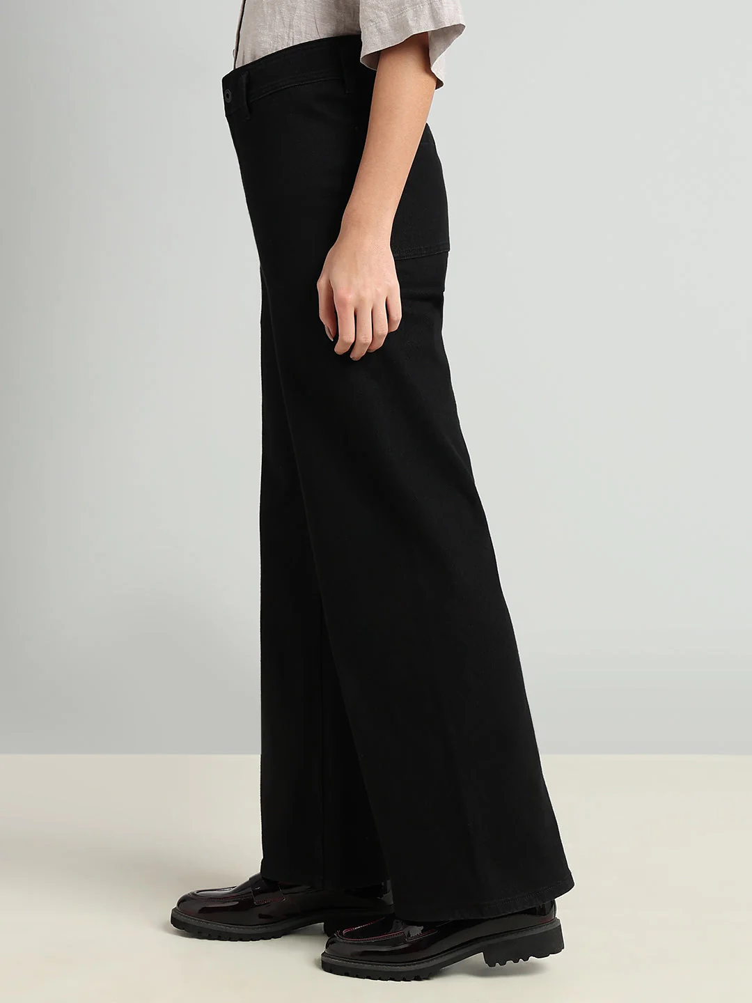 High Rise Wide Leg Jeans - Image 3