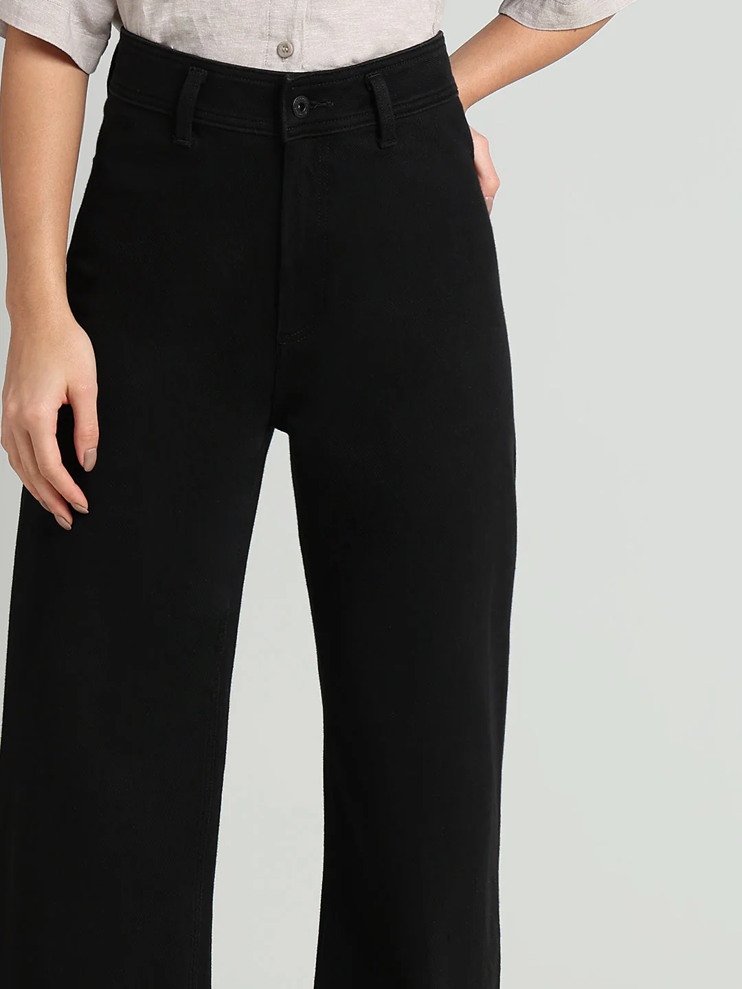 High Rise Wide Leg Jeans - Image 6