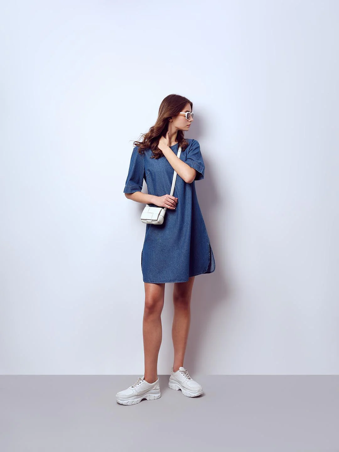 Vero Moda Blue Denim Dress