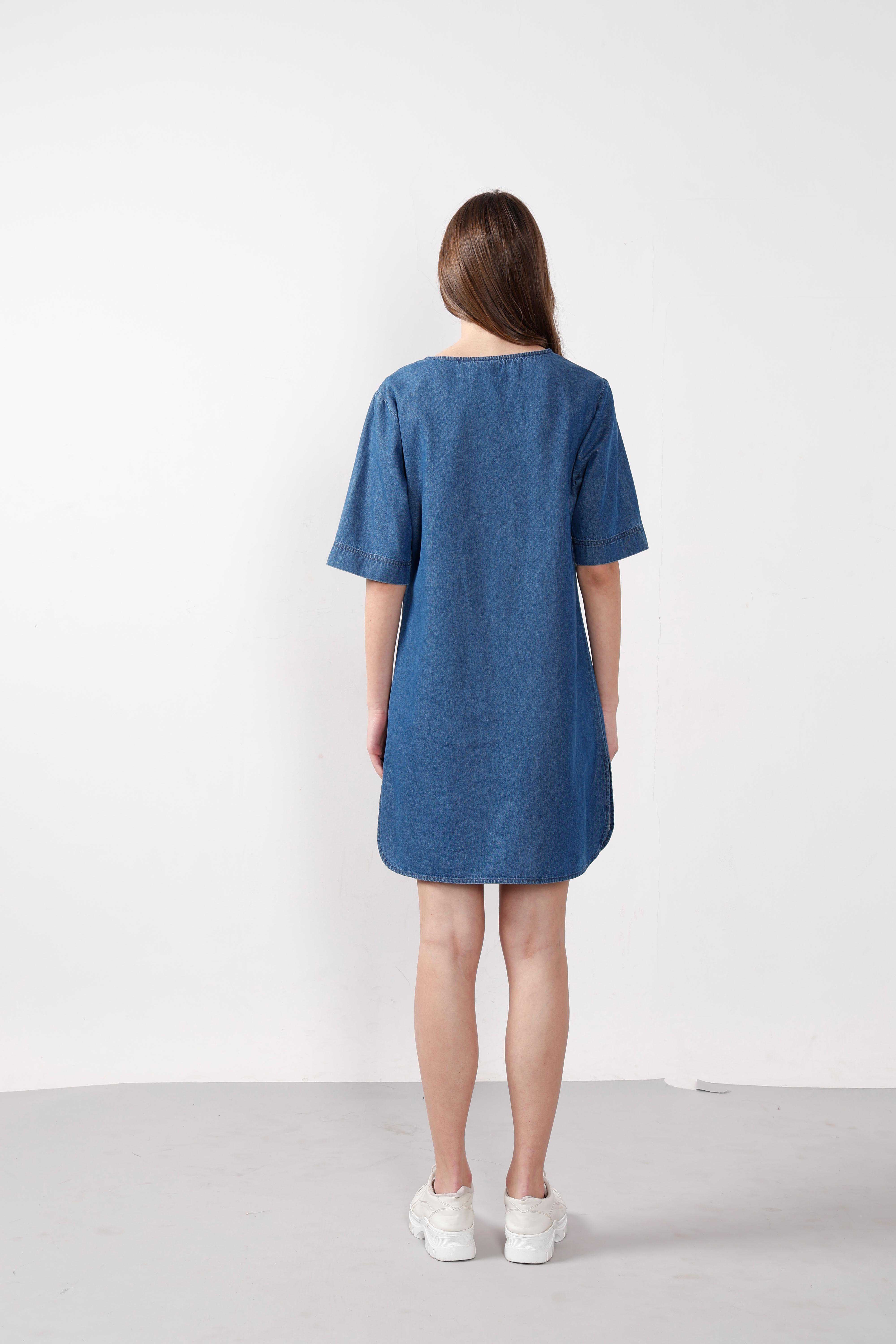 Vero Moda Blue Denim Dress - Image 10