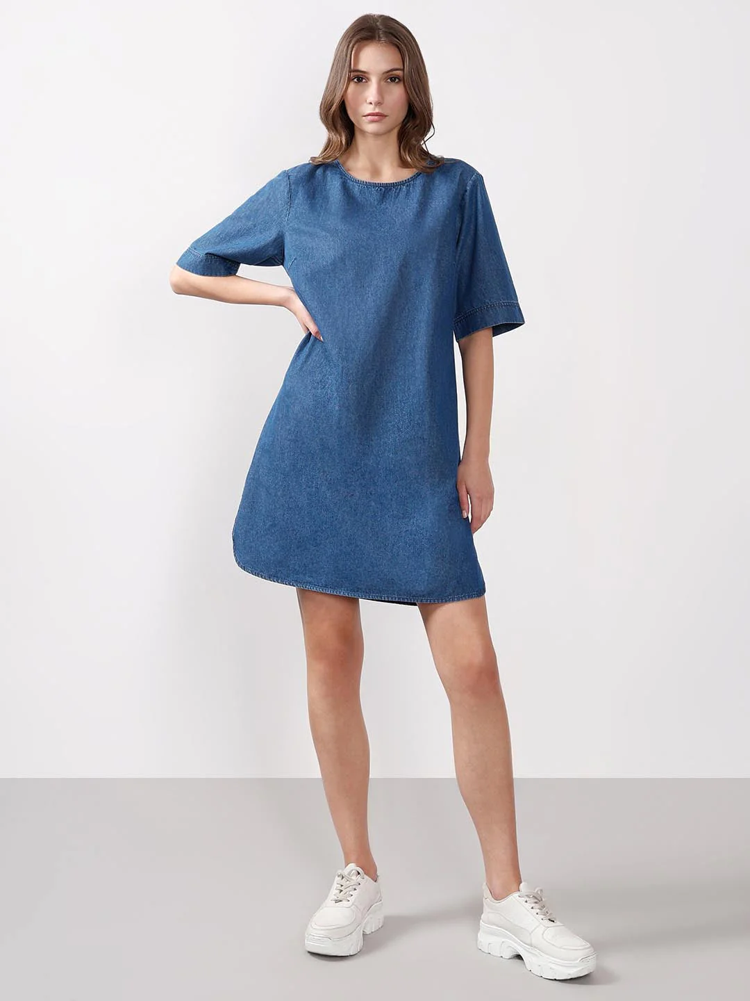 Vero Moda Blue Denim Dress - Image 5