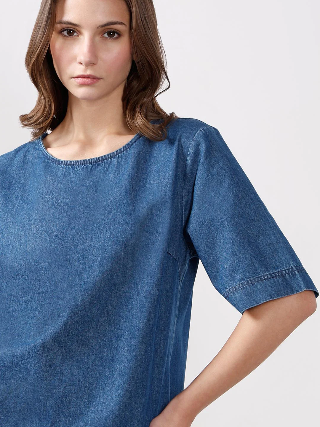 Vero Moda Blue Denim Dress - Image 6