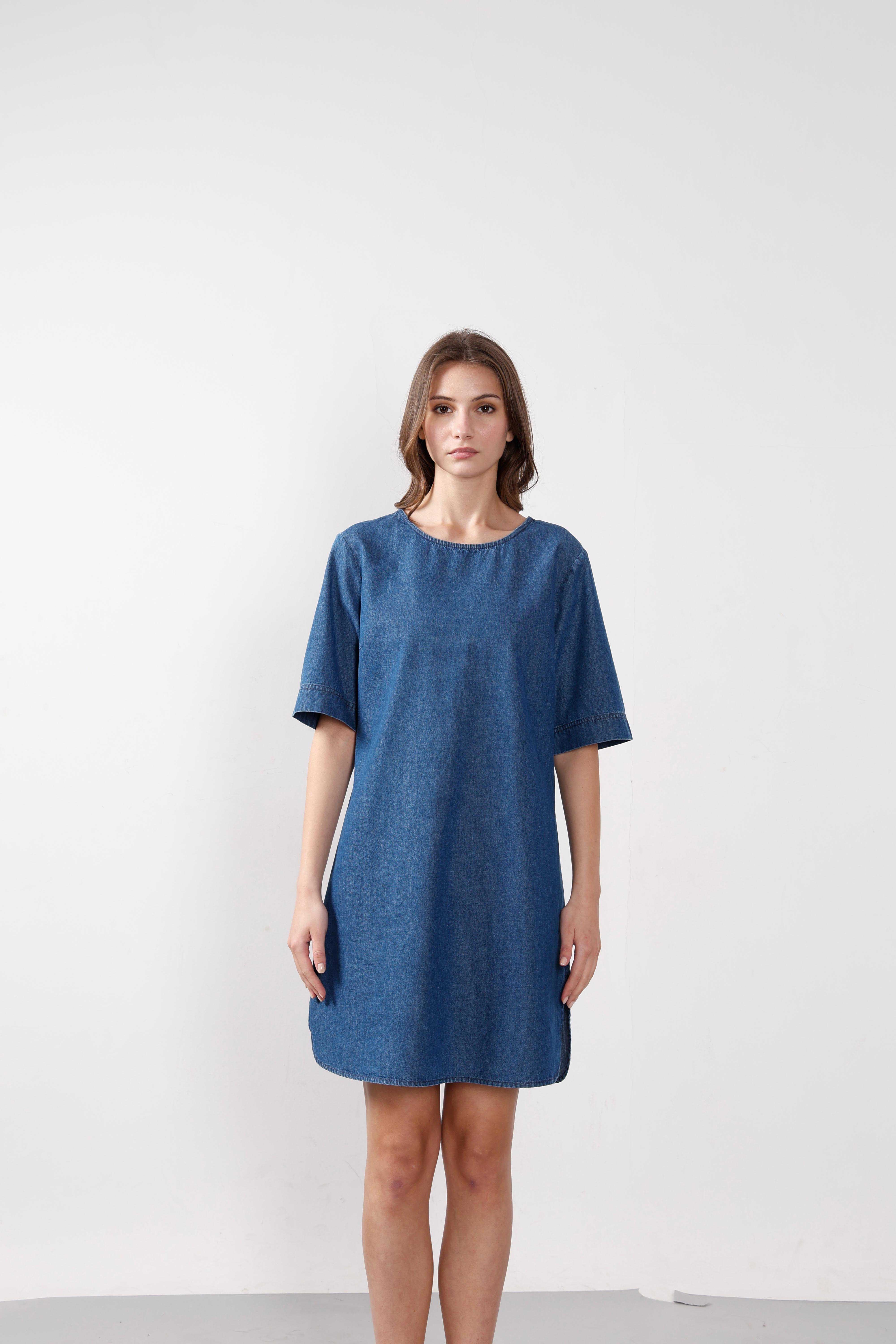 Vero Moda Blue Denim Dress - Image 9