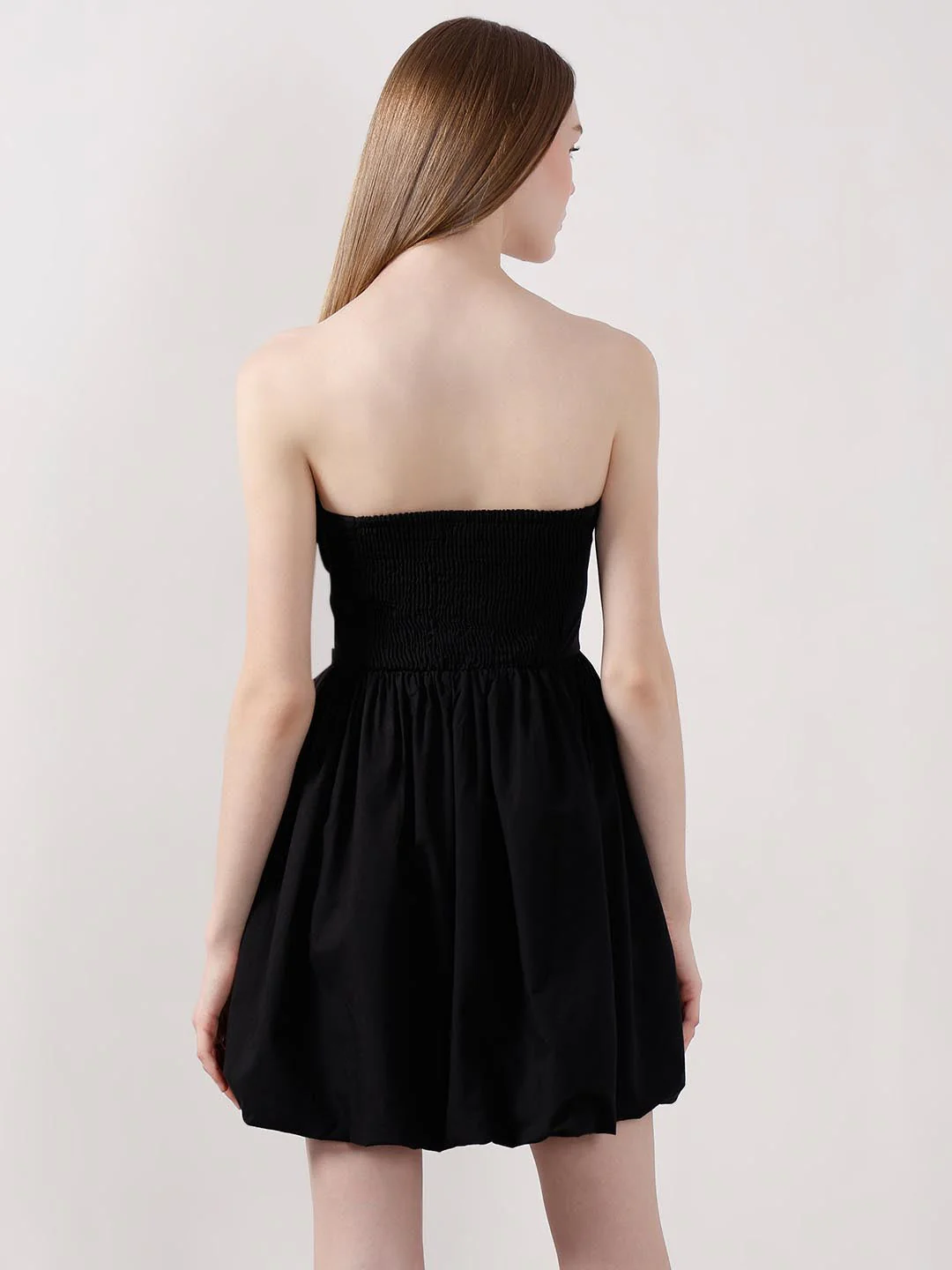 Vero Moda Black Bubble Hem Dress - Image 3